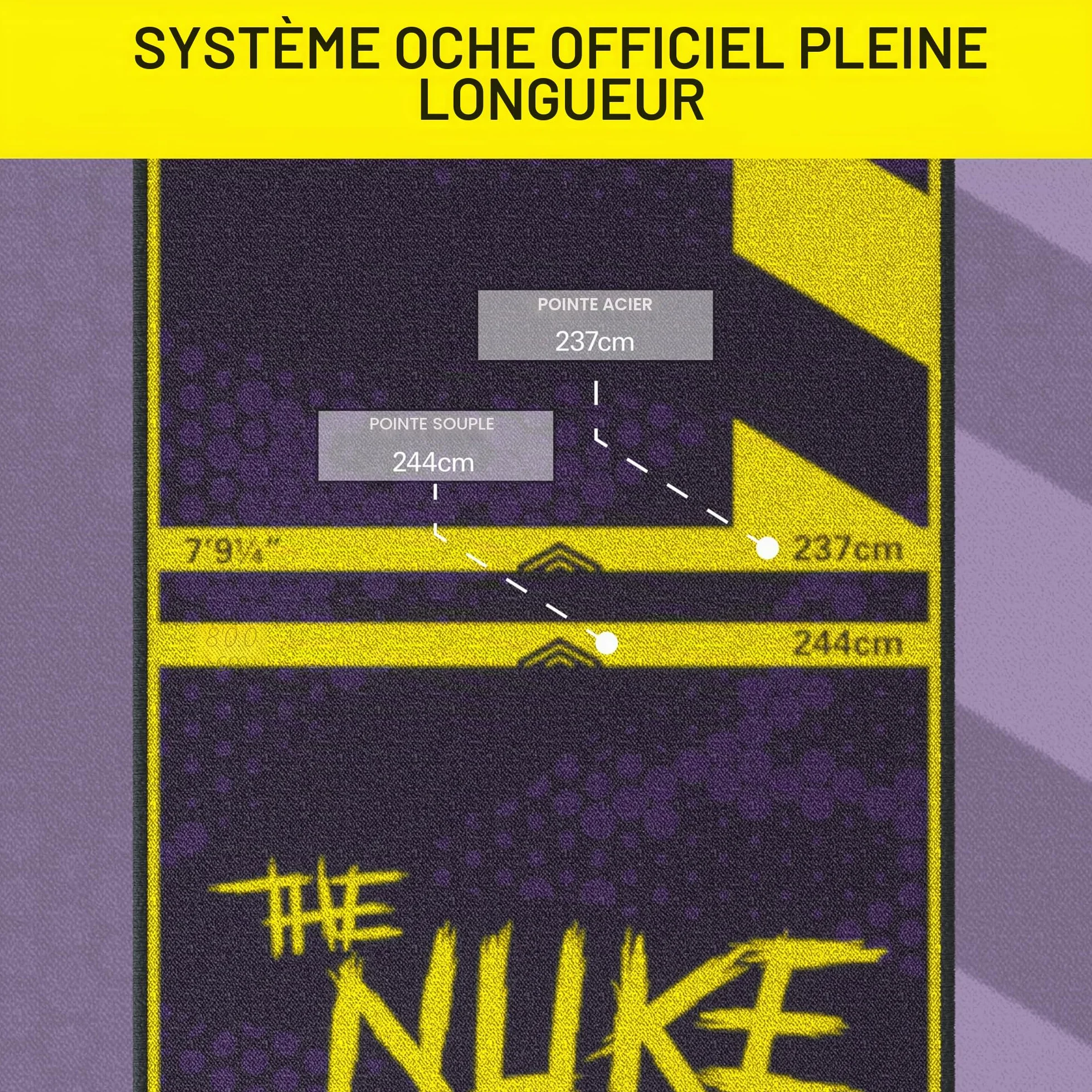 Target Darts Luke Littler The Nuke Tapis de fléchettes antidérapant avec Pointe Souple et Acier