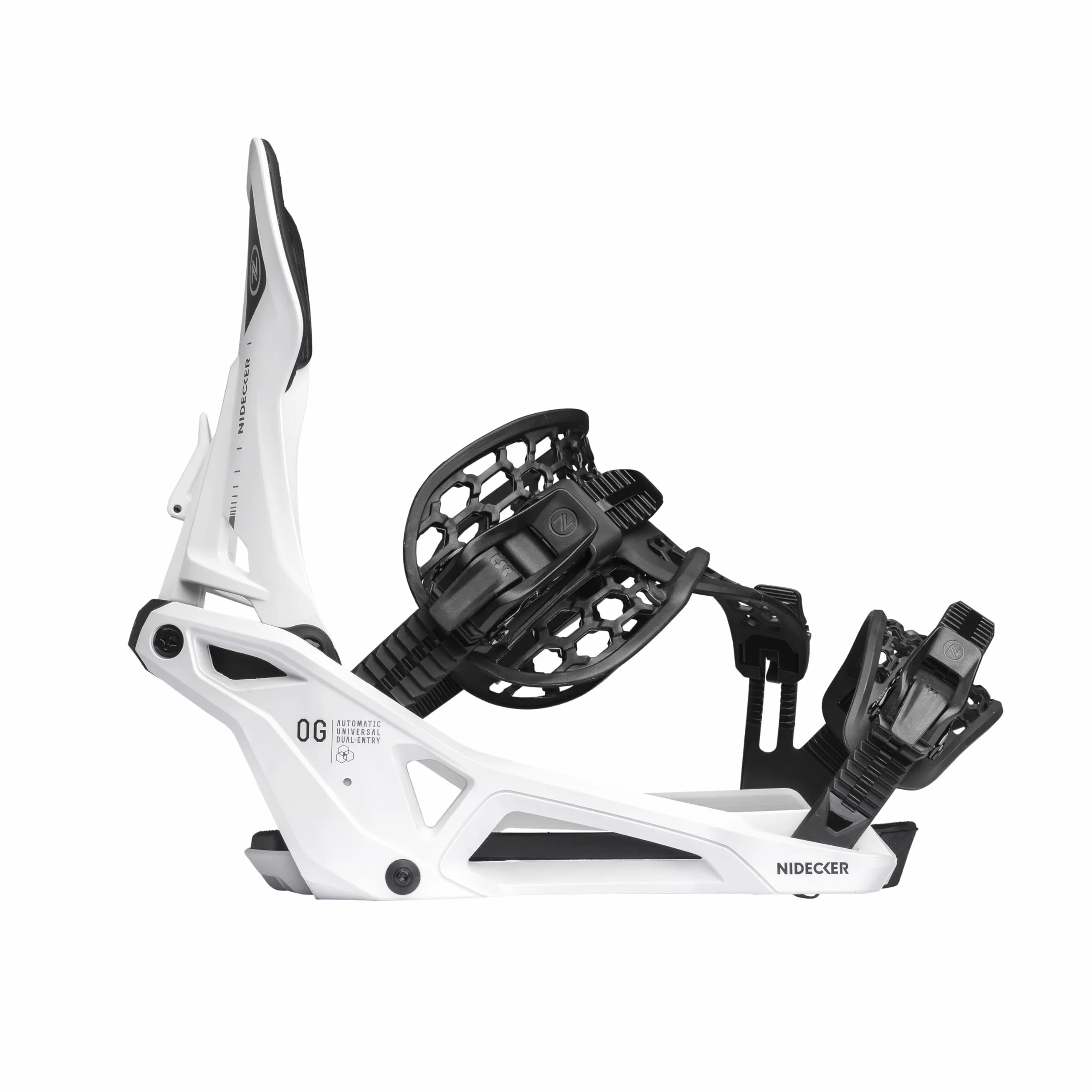 Fixations de Snowboard Nidecker OG Supermatic XL Blanc