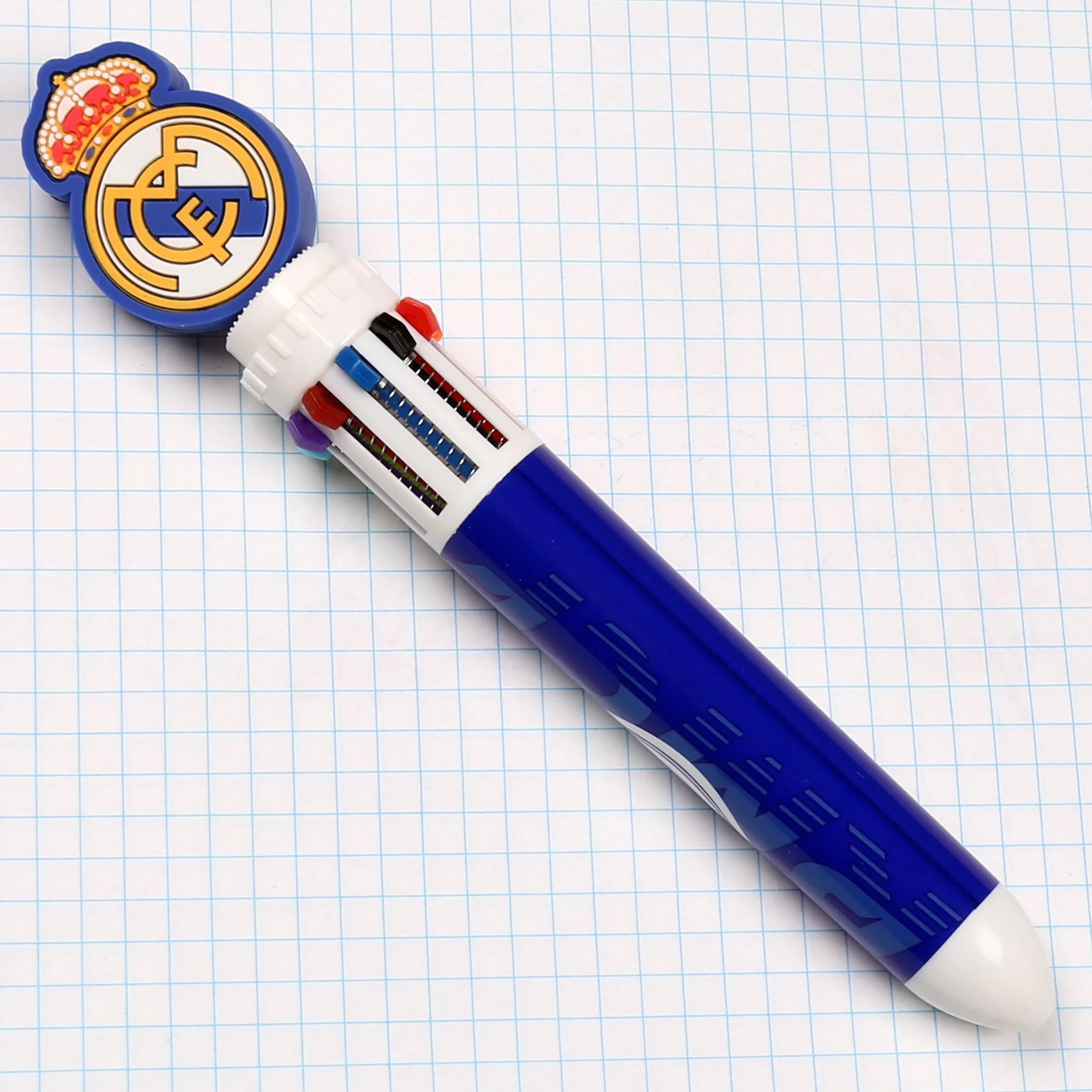 Stylo multicolore 10en1 automatique scolaire 0,5mm