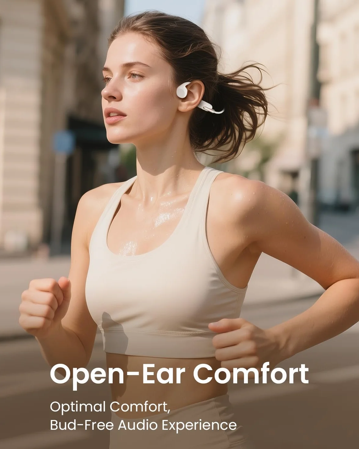 Casque Conduction Osseuse Natation Bluetooth 5.3 IPX8 MP3 32Go Écouteurs Sport Sans Fil Waterproof 8h Autonomie