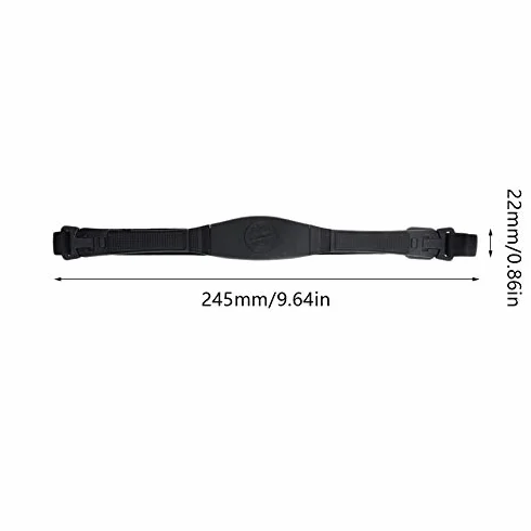 Montre de sport étanche 3 mètres moniteur fréquence cardiaque sans fil alarme rétroéclairée Noir
