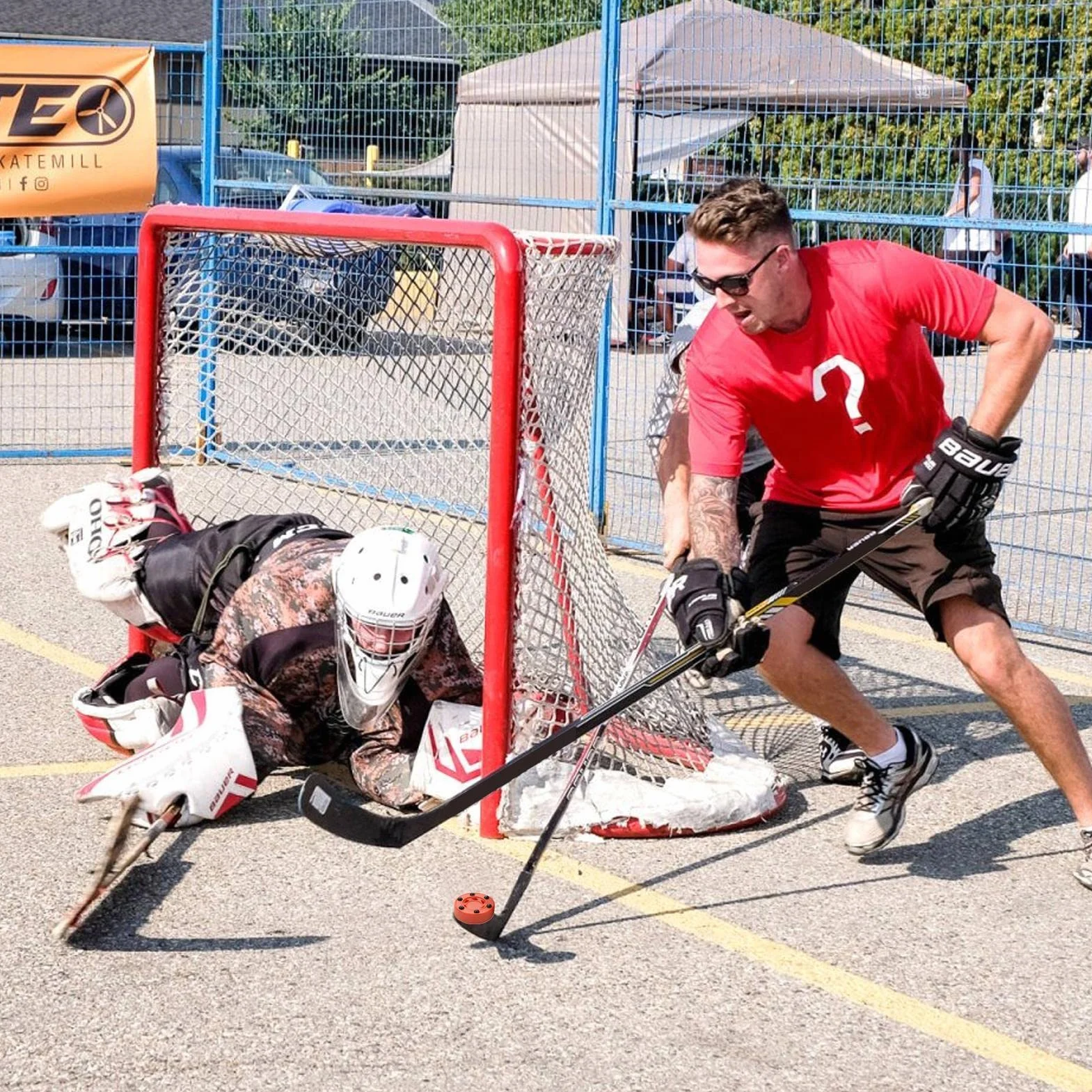 Jeanny Balle Hockey Street Palet Rondelle Hockey Glace Roller Entraînement Débutants