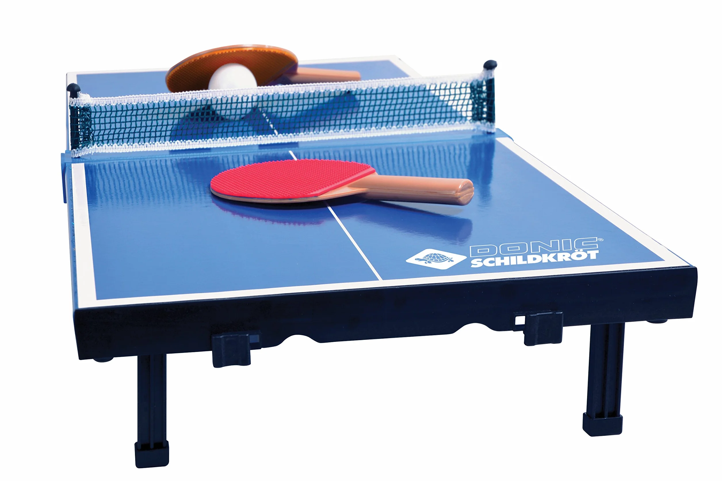 Donic-Schildkröt Mini Table de Ping-Pong Pliable avec 2 Raquettes et 1 Balle