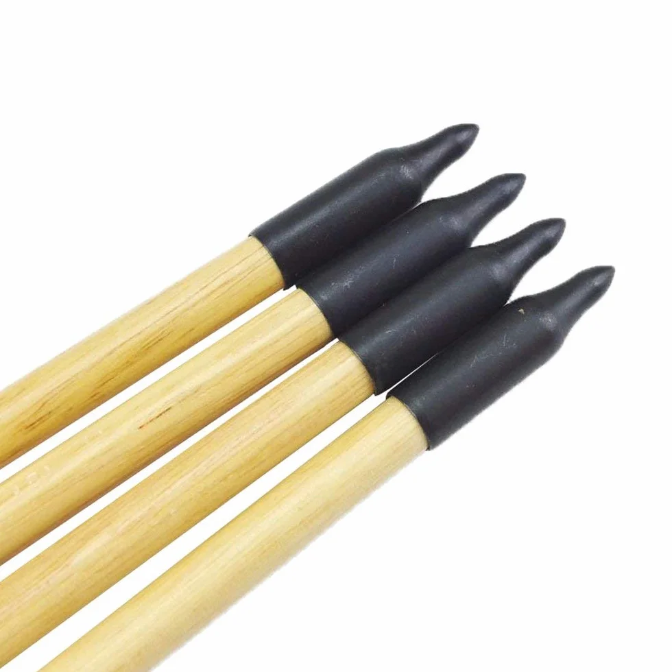 Pointes de Flèches Tir à l'arc 24pcs Broadheads pour Flèches Bois Bambou OD 8mm
