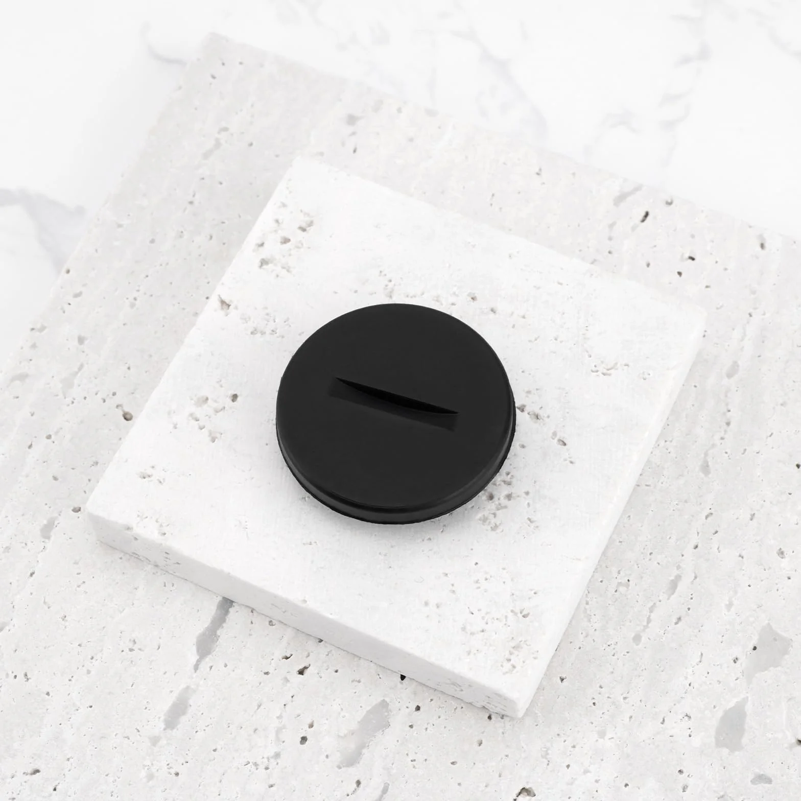 Cache-piles de rechange en plastique 25 mm pour moniteur fréquence cardiaque Wahoo TICKR HRM - Noir