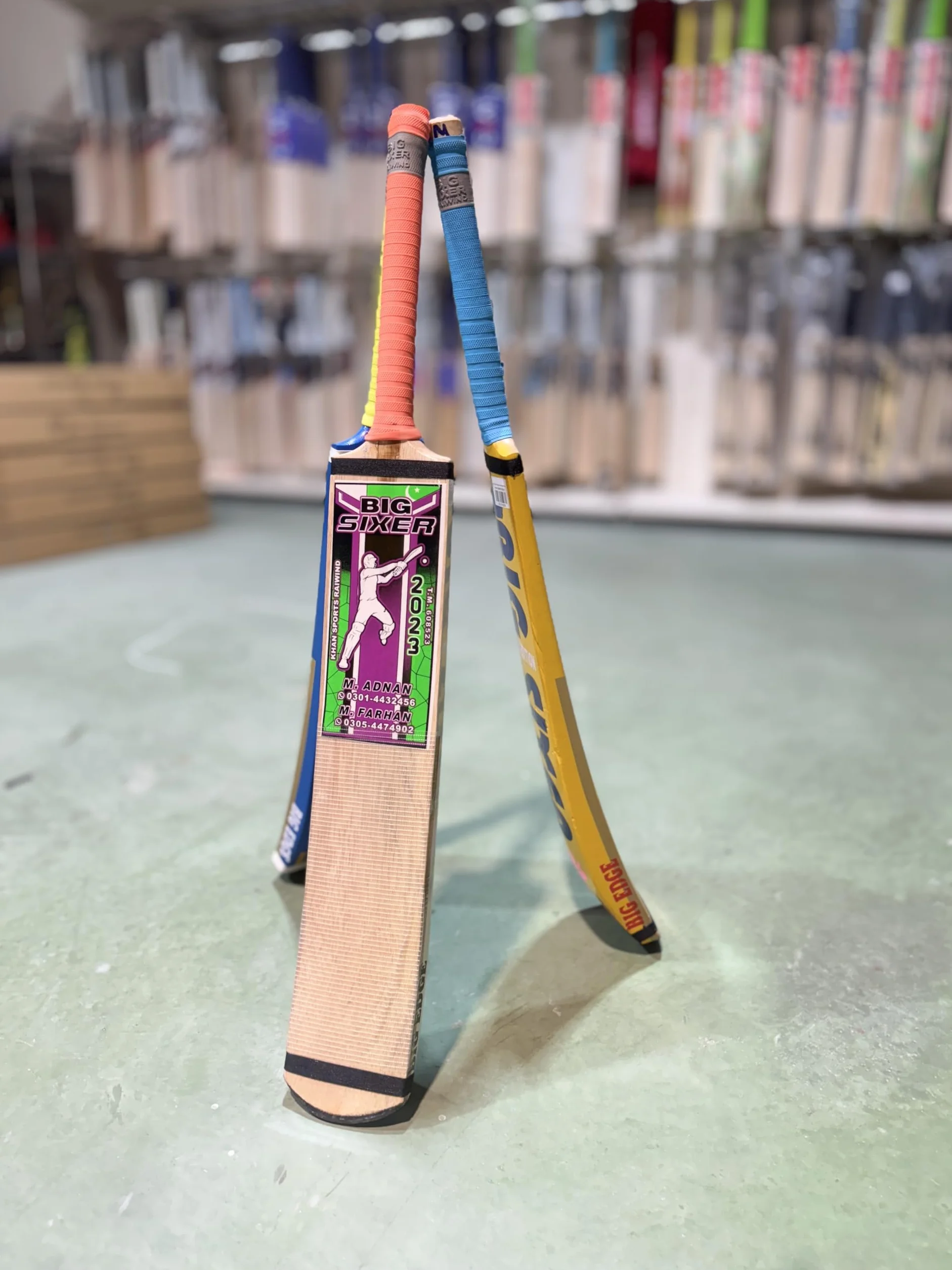 Sirilankan Coconut Wood Tape Ball Cricket Bat Big Sixer