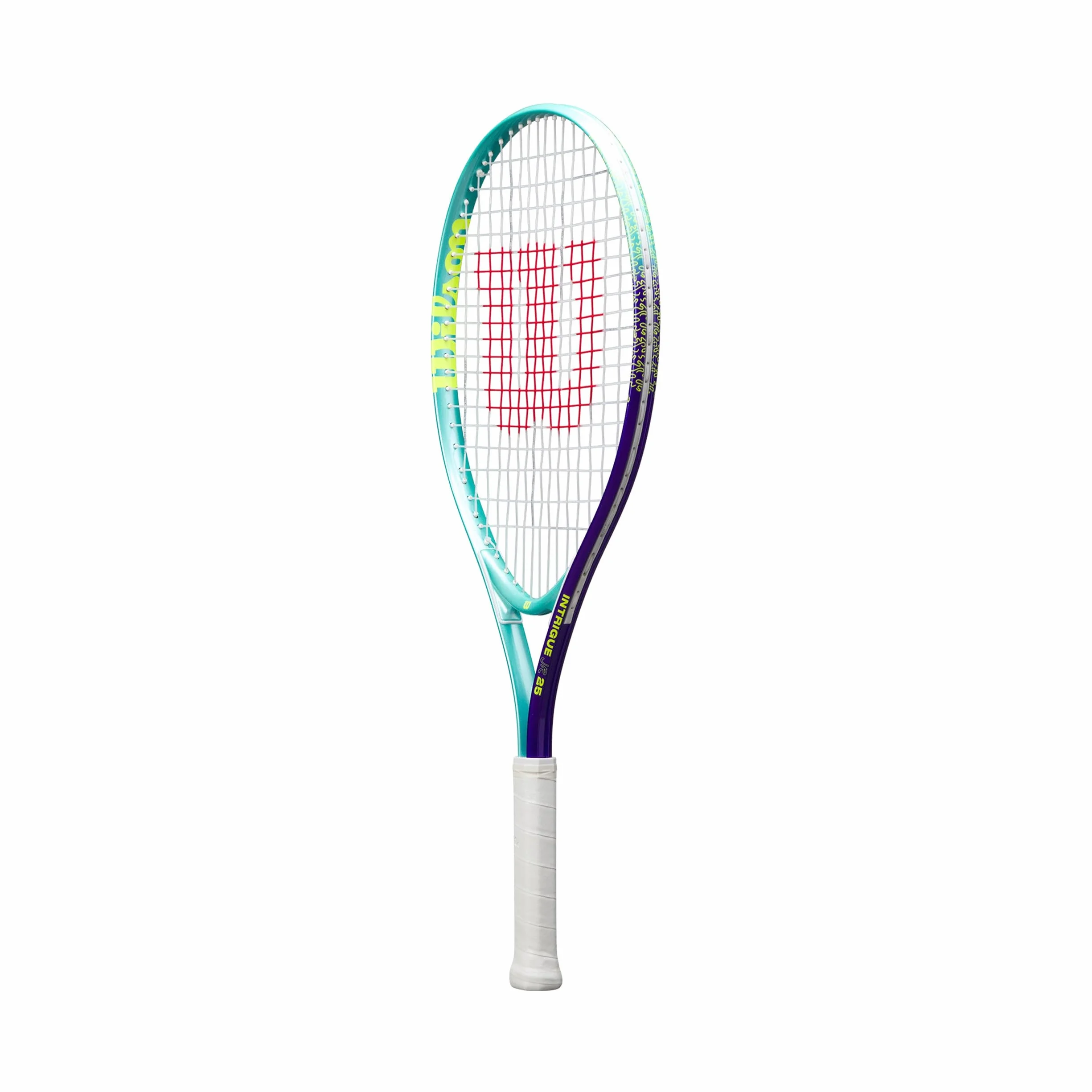 Wilson Intrigue Jr 25 Raquette de Tennis Cadre Léger Teal/Bleu