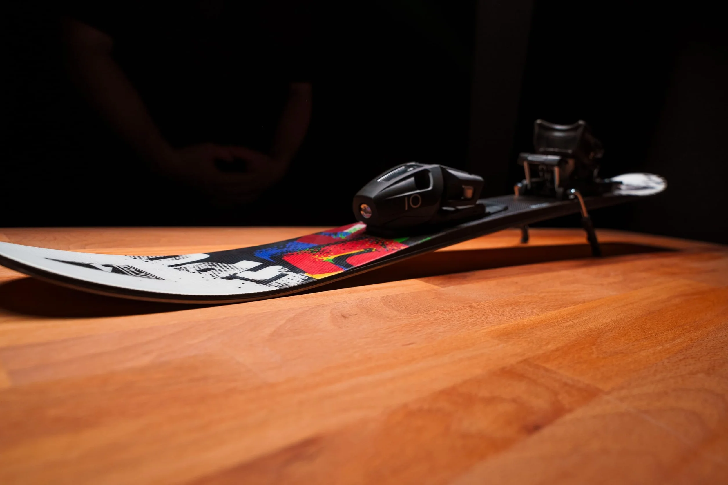GPO Snowblade Snowkid Ski Court avec Attache de sécurité Tyrolia-SR-10 99 cm Big Foot-Ski