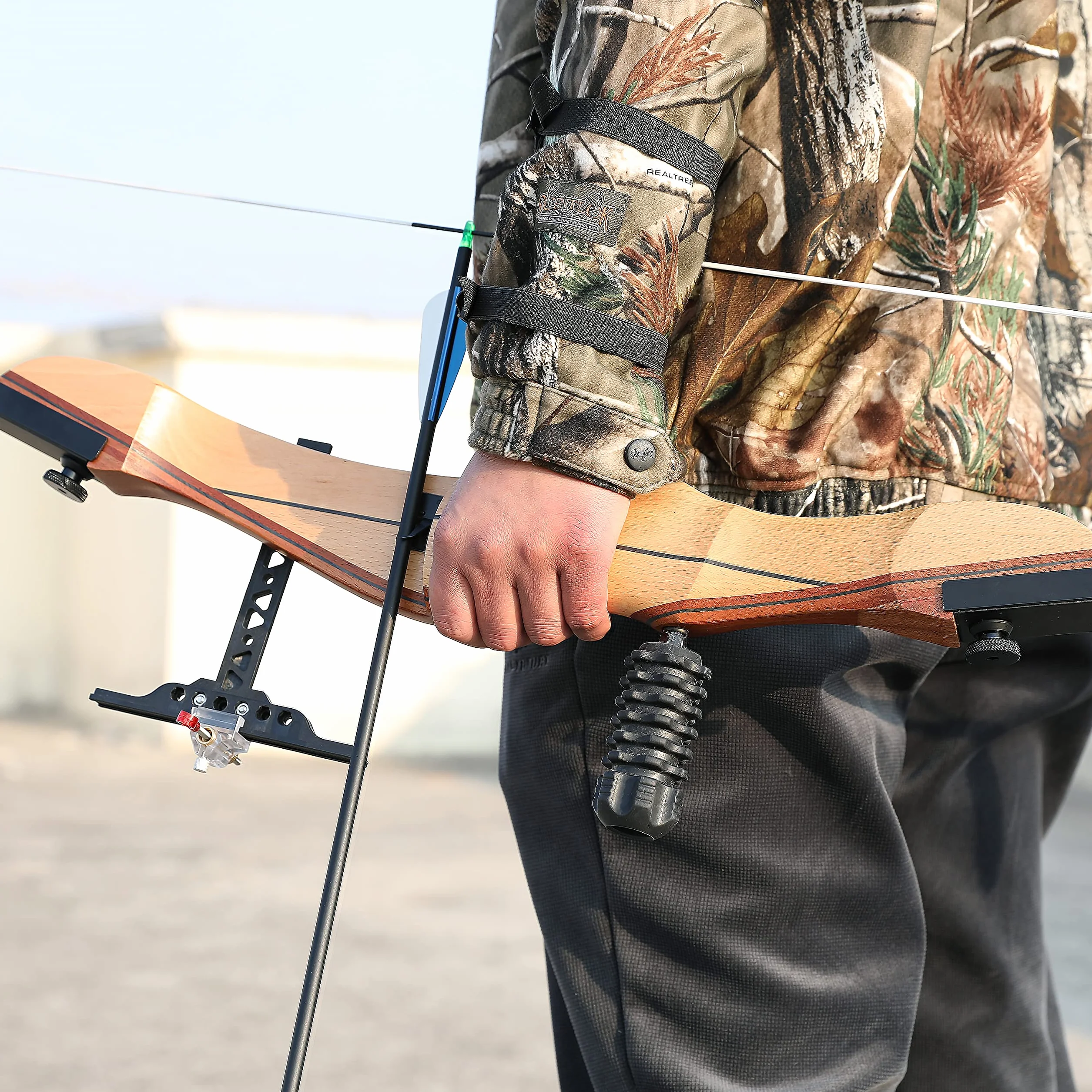 Arc Classique de tir à l'arc 66" 68" 70" 14-40 lbs droitier chasse compétition