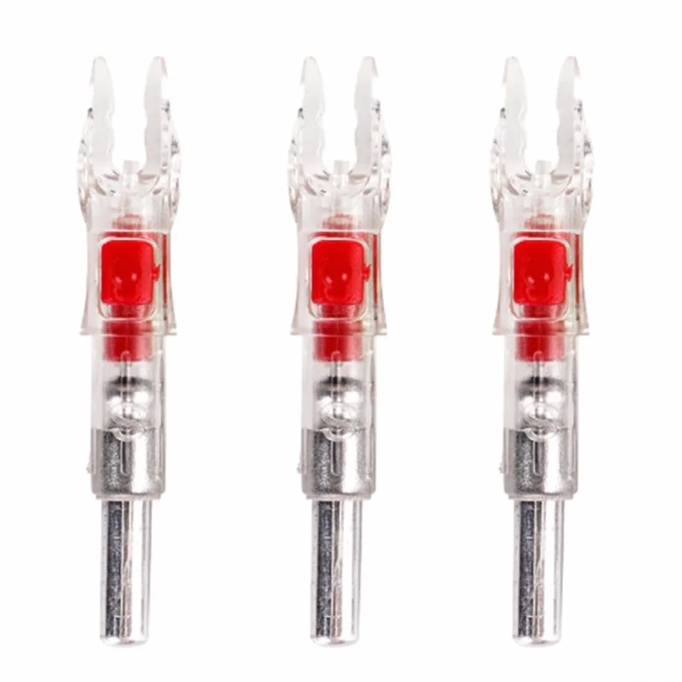 Encoches de flèche lumineuses LED lot de 3 pour tiges 6,2 mm rouge/vert/bleu/multicolore