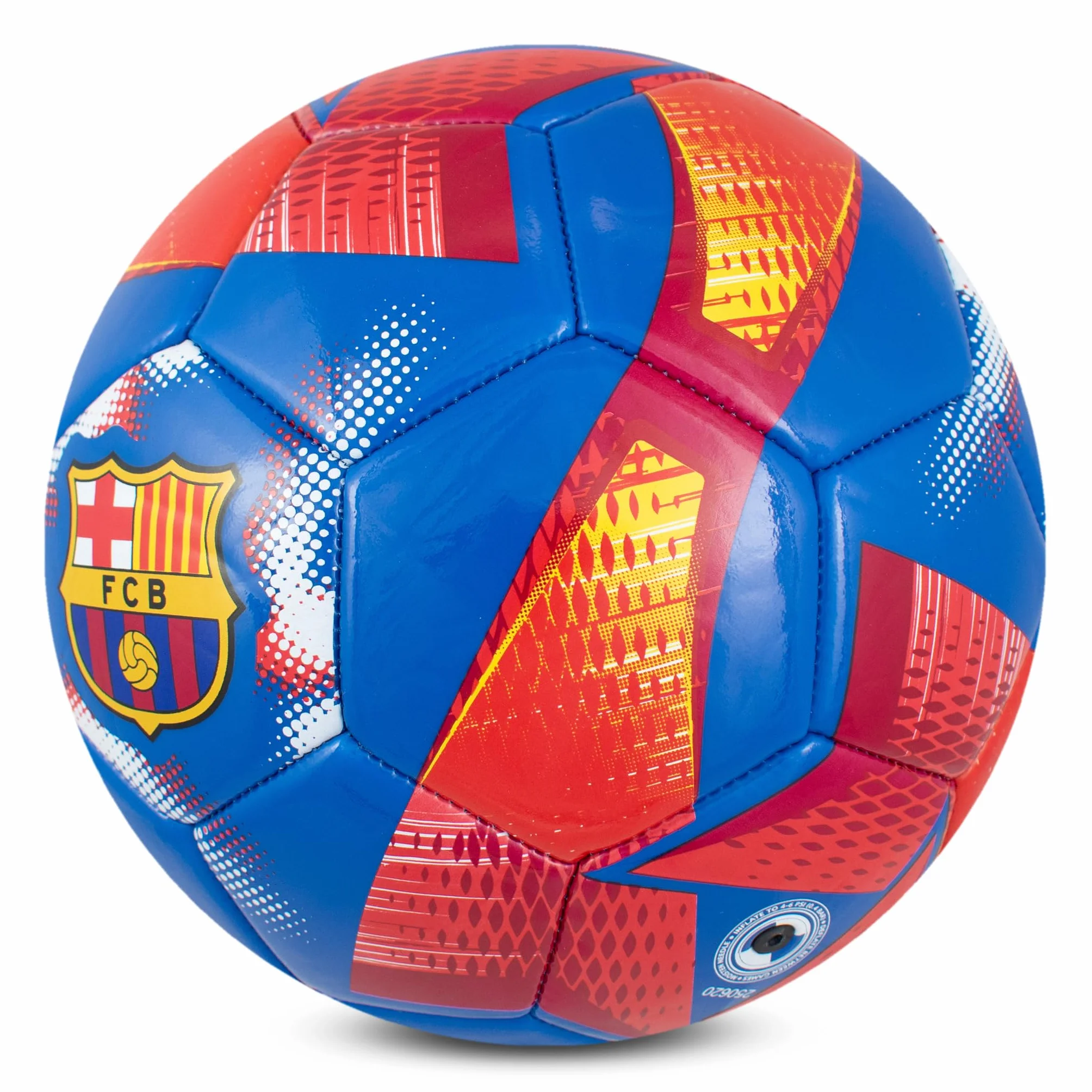 FC Barcelone Ballon de Football Officiel Taille 3 Motif Spirale Entraînement