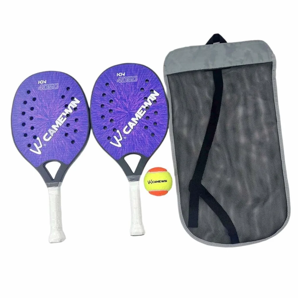 Ensemble de Raquettes de Tennis de Plage Haut de Gamme avec étui de Transport