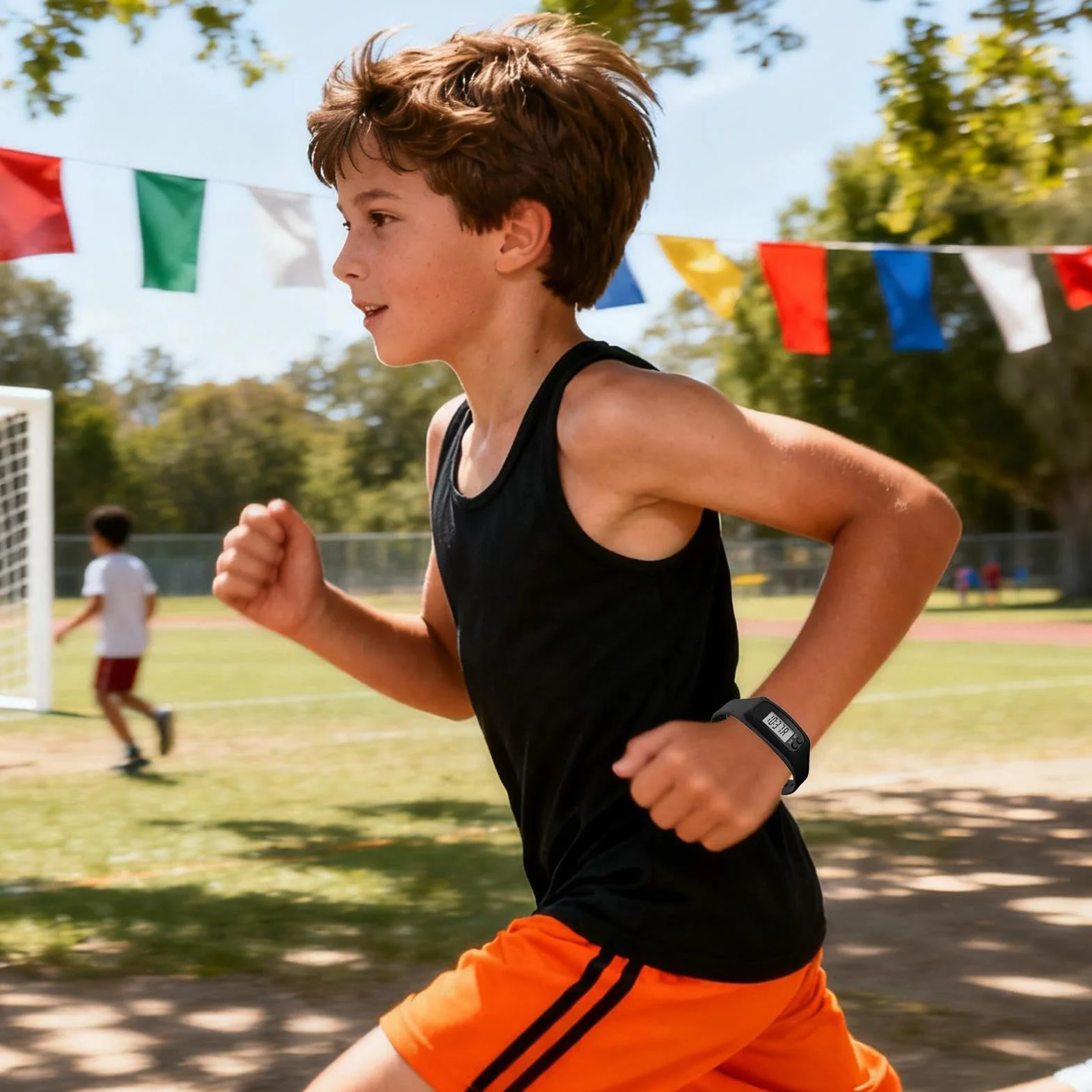 Montre Podomètre Grand Écran Traqueur d'Activité Physique pour Hommes Femmes Seniors Marche Jogging Randonnée
