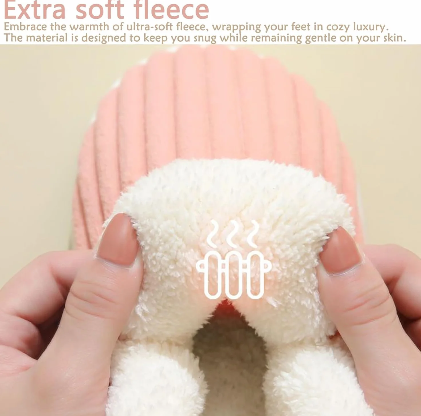 Pantoufles Femme Hiver Chaudes Nuage Antidérapantes Intérieur Extérieur