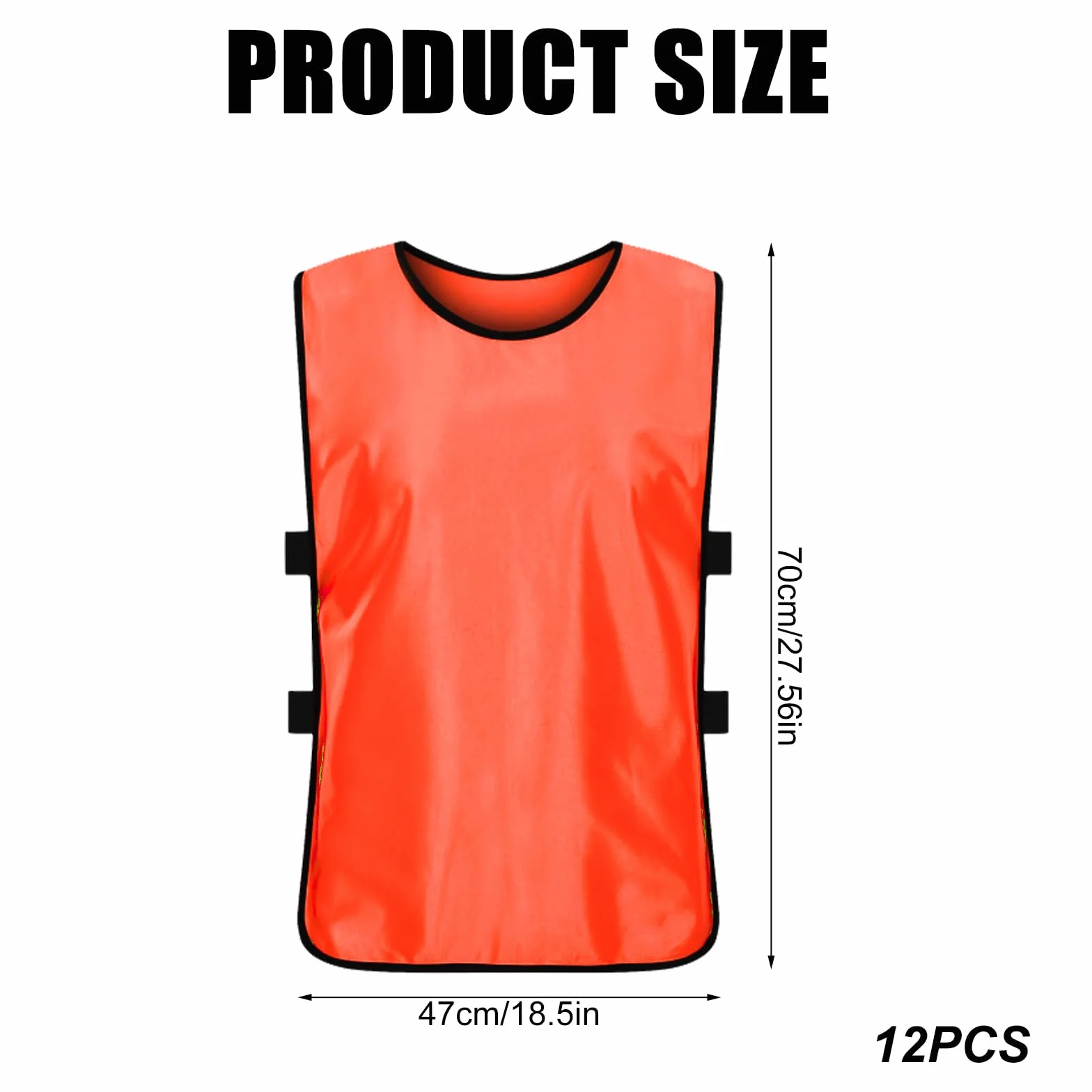 Maillots de football pour adultes 47 x 70 cm lot de 12 entraînement basketball sports en maille