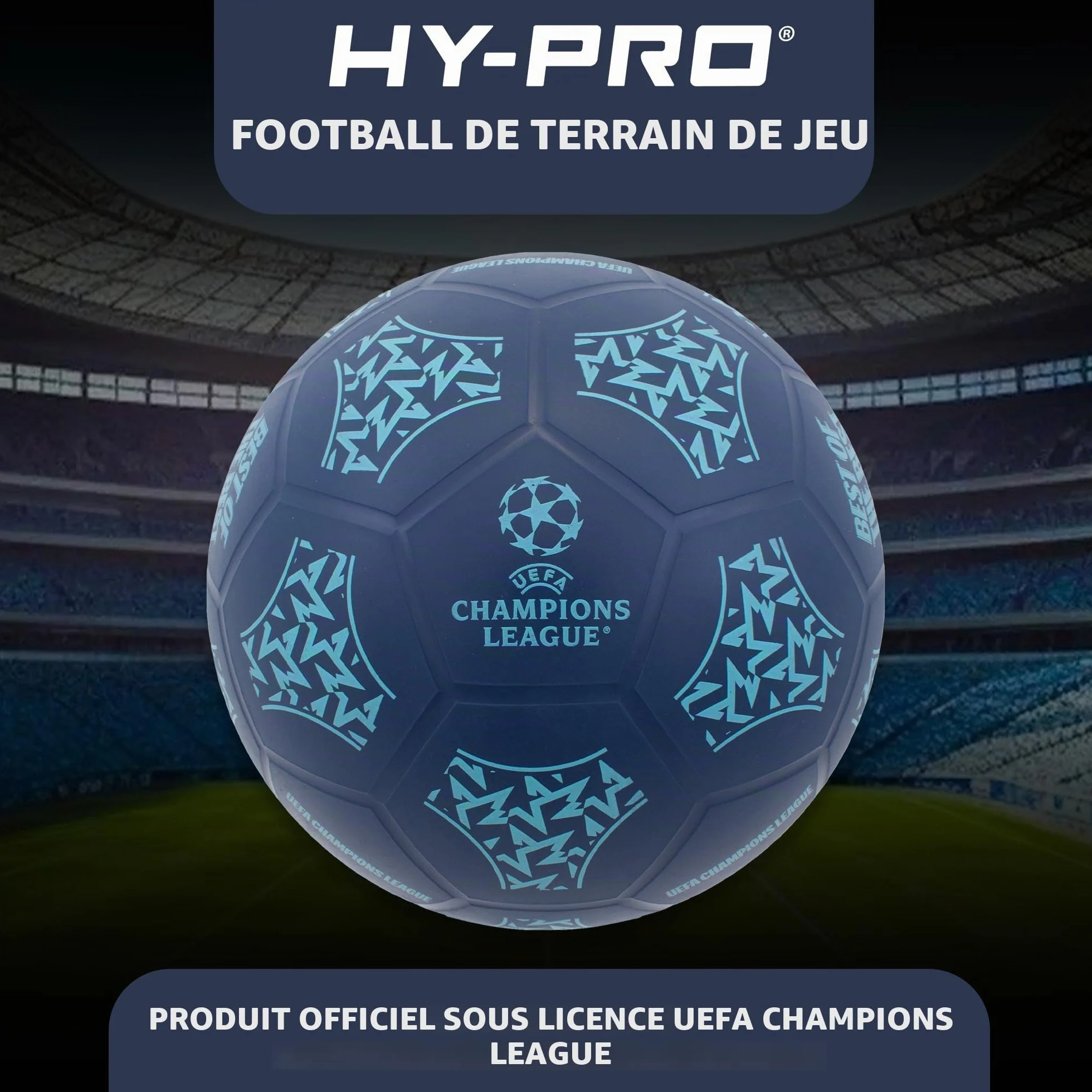 Hy-Pro Ballon de Jeu Football pour Enfants Intérieur Extérieur Jardin Plage