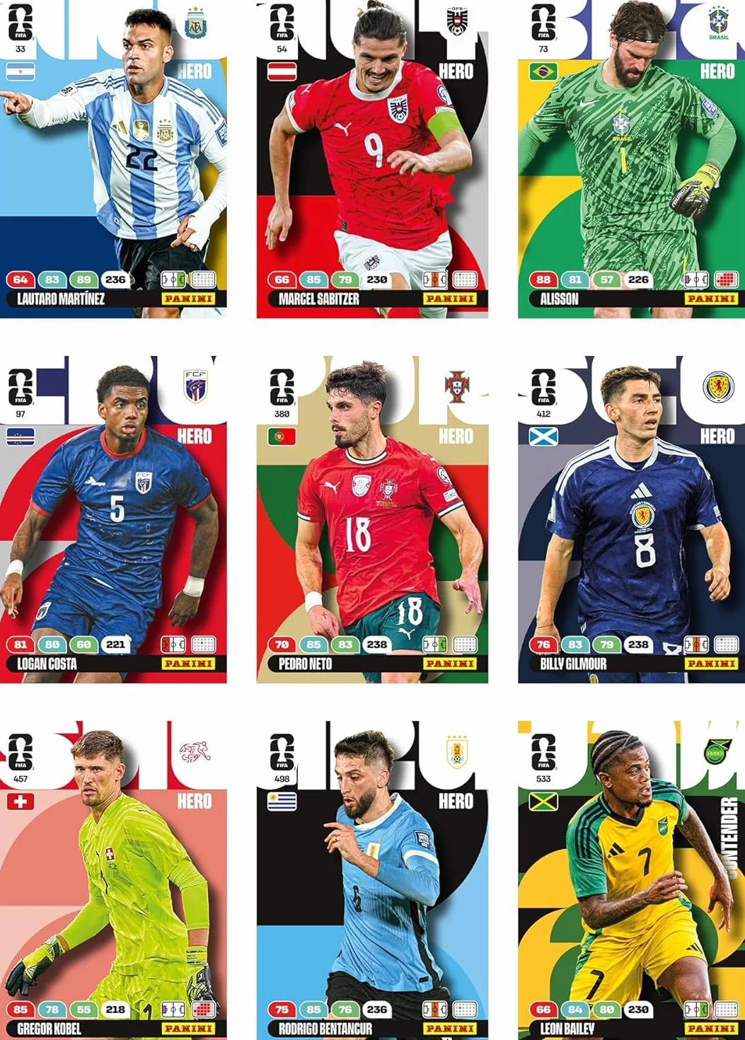 Panini Coupe du Monde FIFA 2026 Trading Cards Blister 3 Pochettes + 2 Cartes Édition Limitée