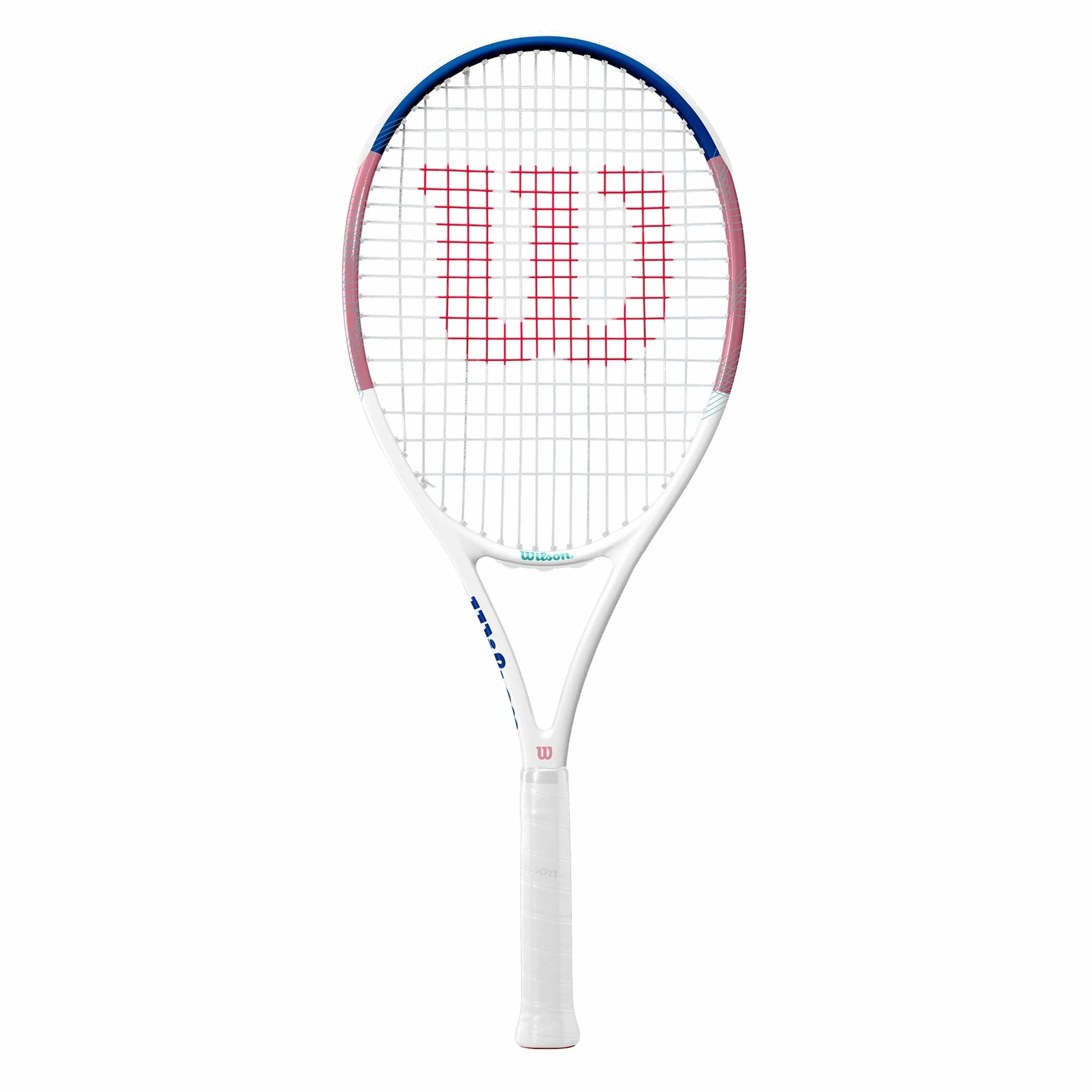 Wilson Allure Raquette de Tennis Pré-cordée Rose Bleu