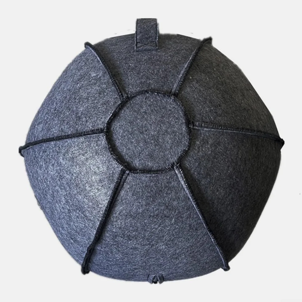 Housse de protection en feutre pour balle de yoga 55 cm 65 cm 75 cm pliable résistante à l'usure accessoire de fitness