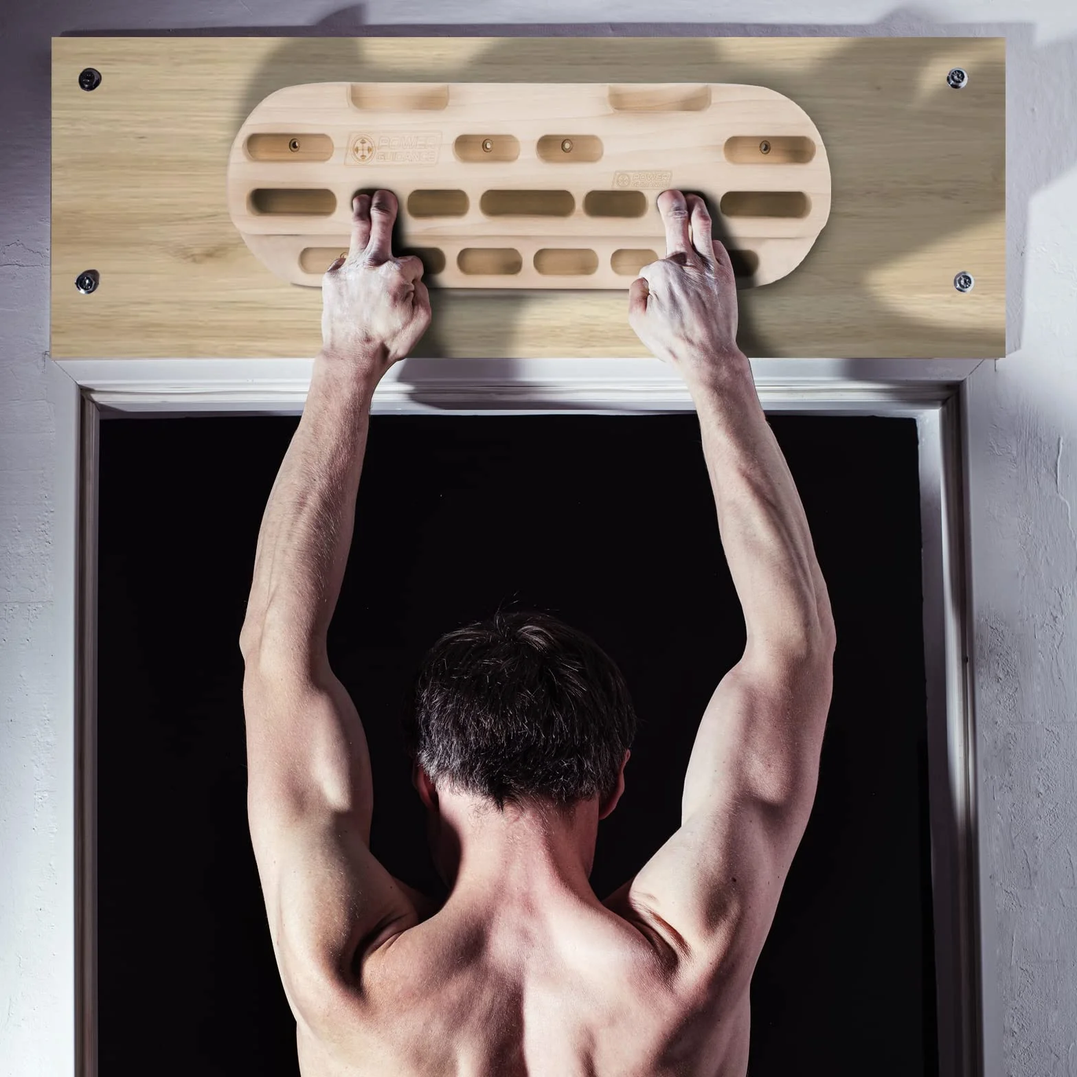 POWER GUIDANCE Fingerboard Planche d'Escalade Gripboard pour Débutants Entraînement de Bloc