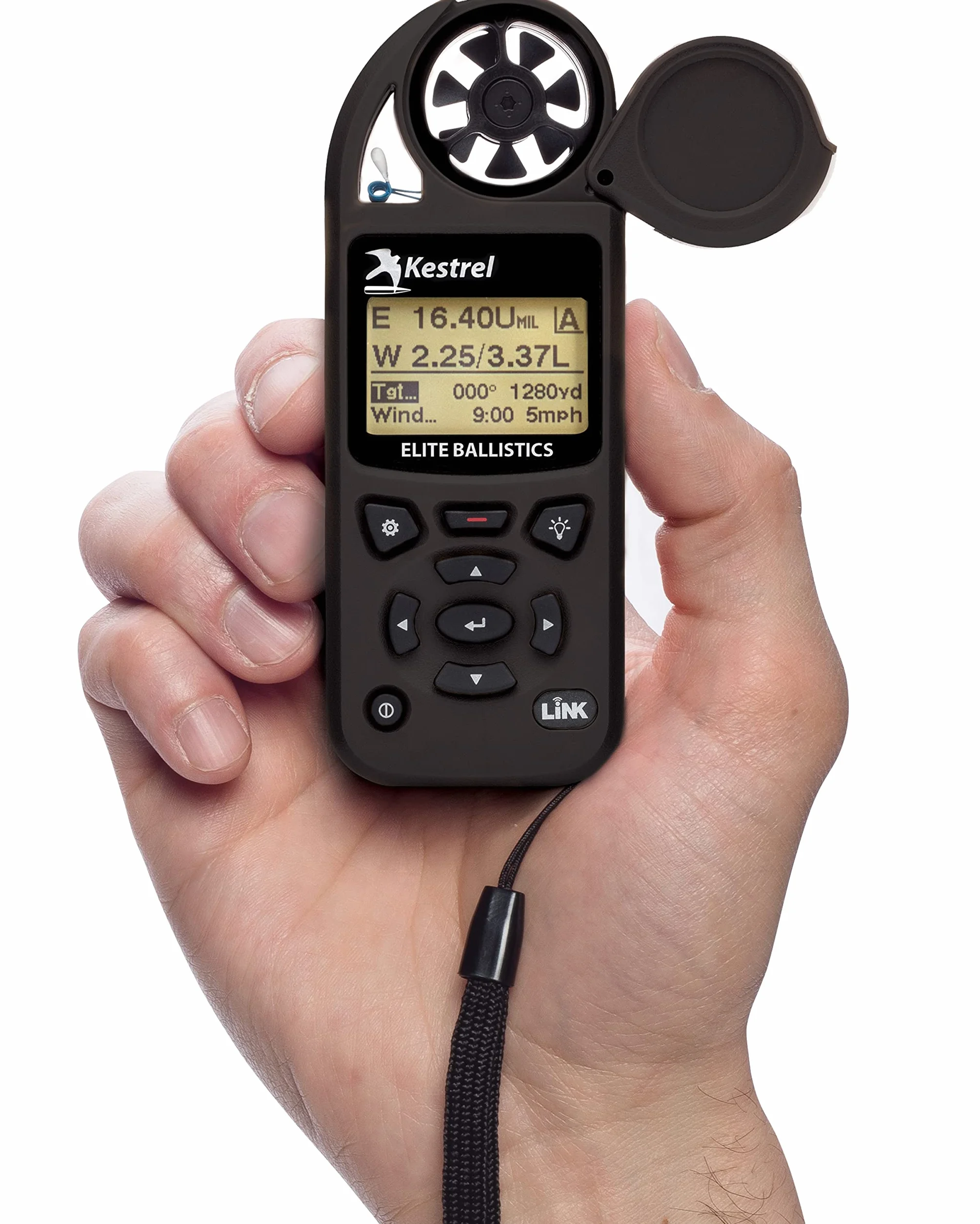 Kestrel Kest-0857alfde Compteur météo Elite avec balistique appliquée Mixte, Terre foncée Plate, Link Enabled