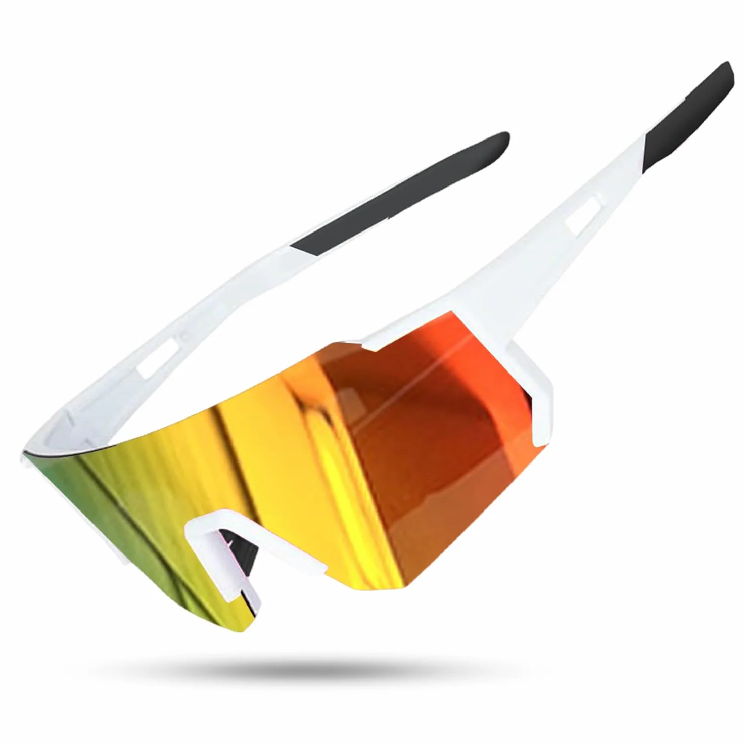 Lunettes de Cyclisme Polarisées UV400 Anti-Vent pour Homme et Femme