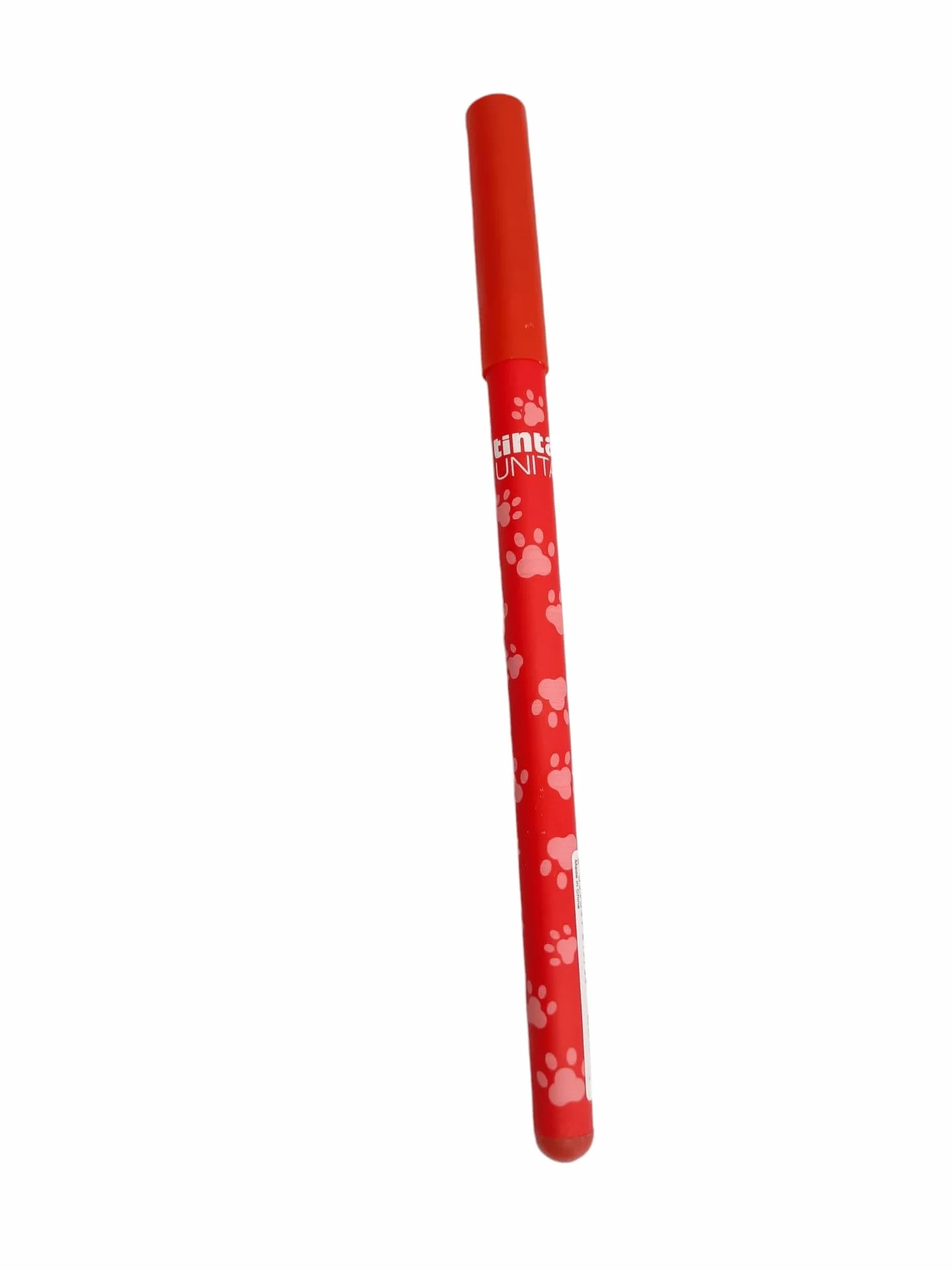 Tinta Unita Stylo effaçable vers le bas de la patte 1 pièce Rouge