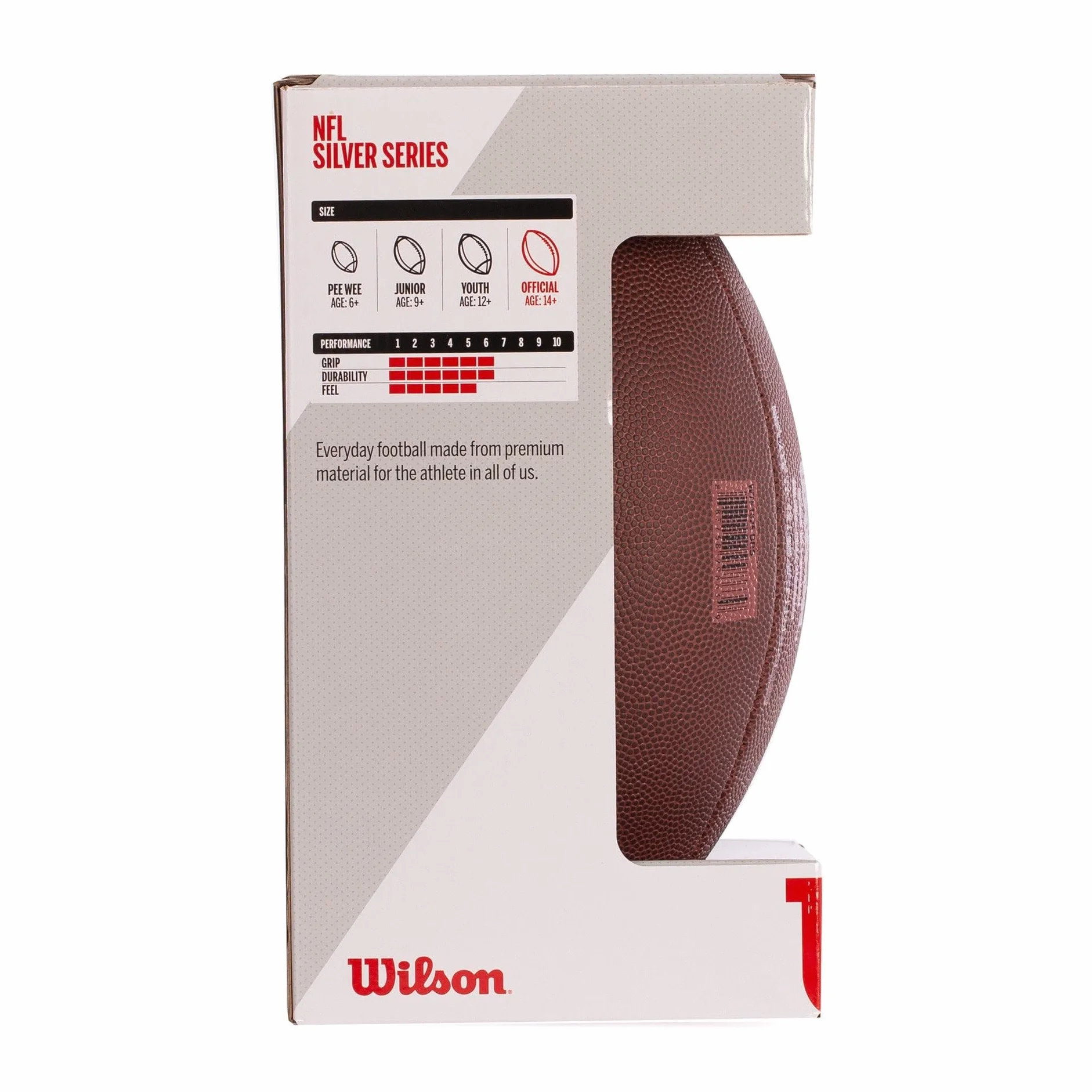 Wilson Ballon de football américain NFL Duke Réplique avec présentoir