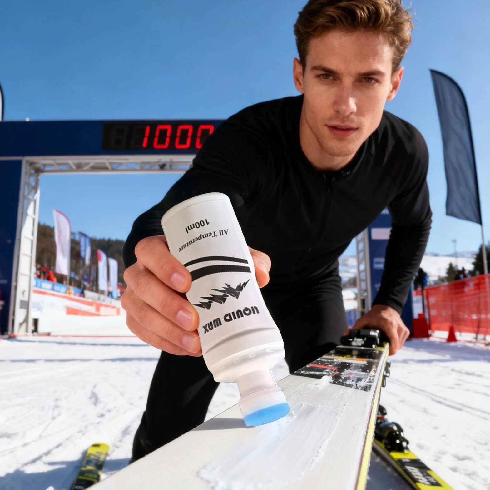 Lubrifiant Pour Ski Fart De Ski 100 Ml - Accessoire De Sports D'hiver Pour Glisse Sans Effort