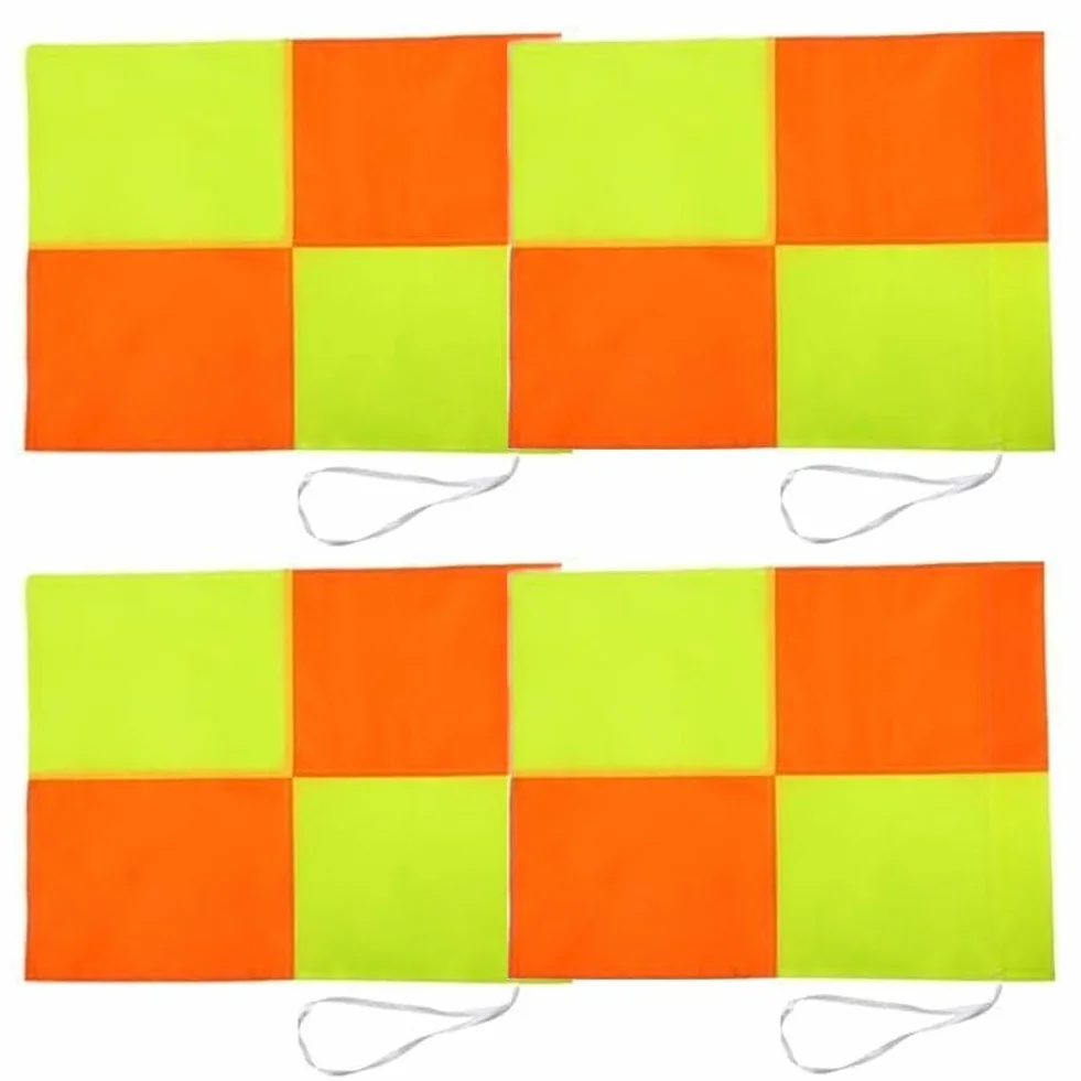 Drapeaux de coin de terrain de football - 4 pièces drapeau de juge de touche pour match