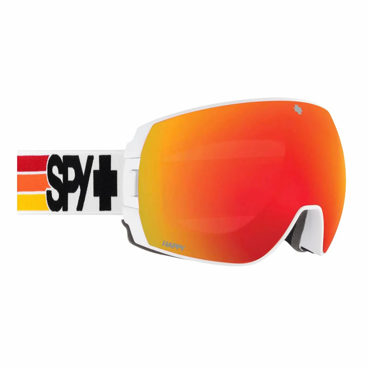 Spy+ LEGACY Speedway Sunset Happy Red Mirror Happy LL Persimmon Silver Mirror Masques de ski Taille L-XL Adulte