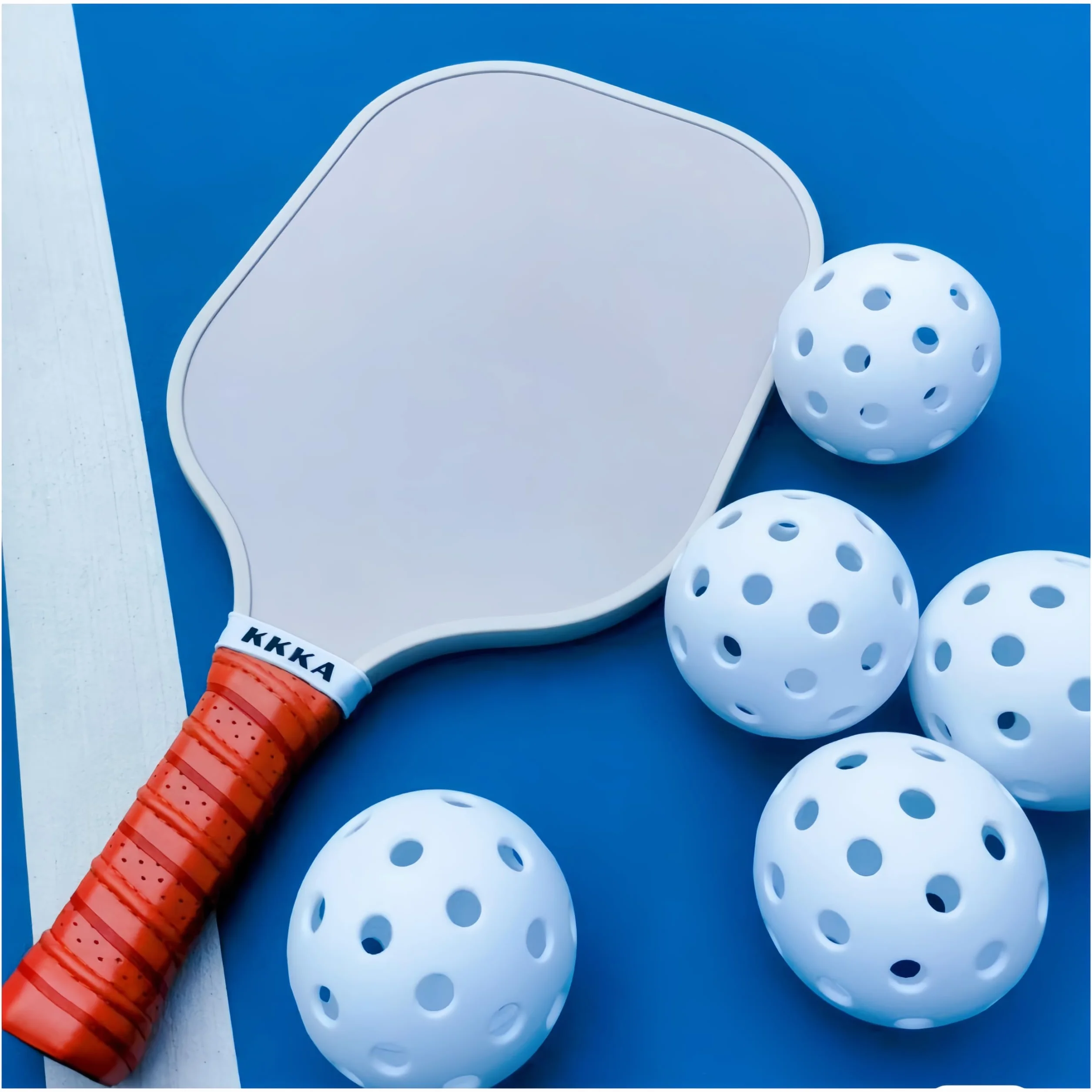 Lot de 2 bandes en silicone pour poignées de raquette de tennis pickleball cadeaux personnalisés