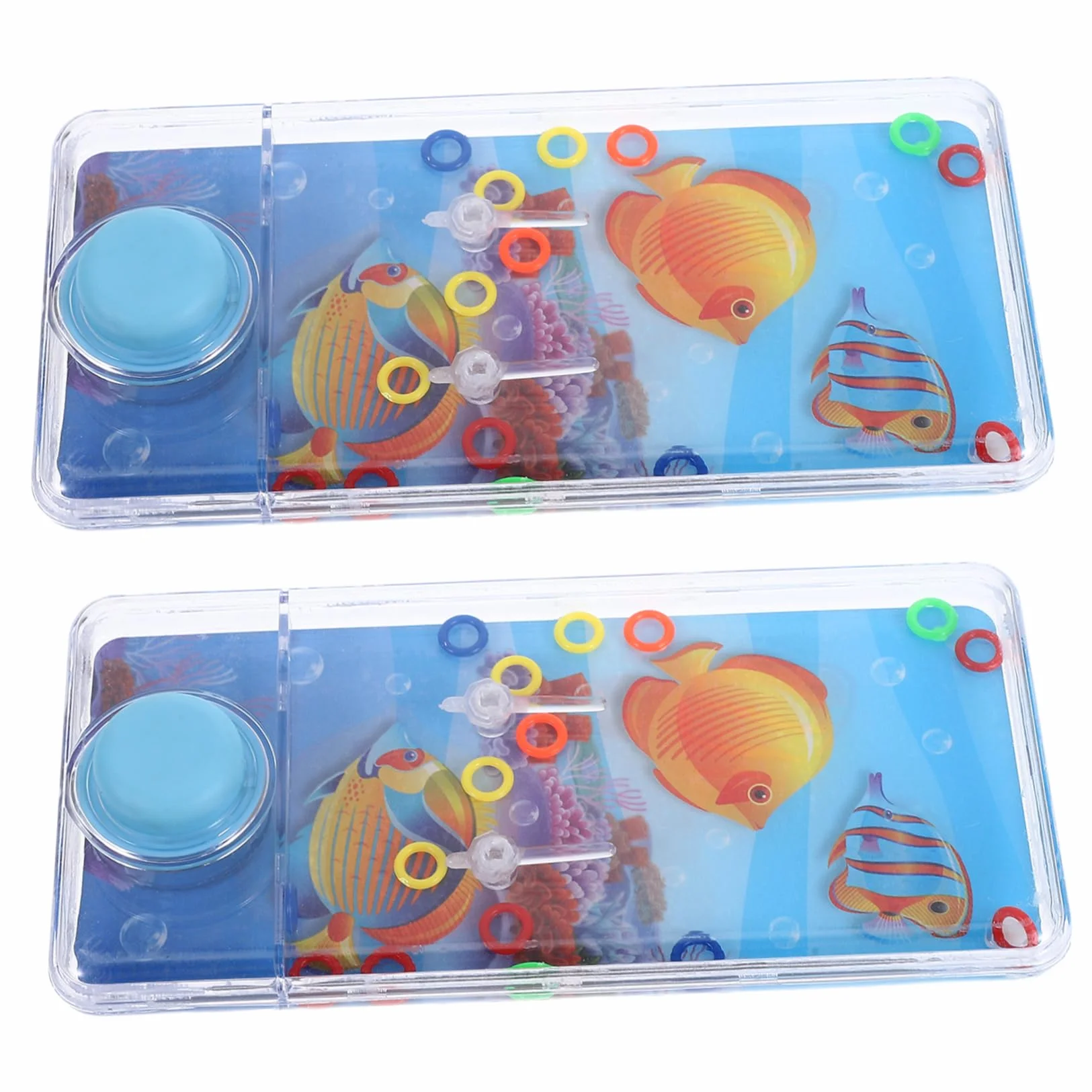 BESPORTBLE 2 Pièces Jeux Eau Anneaux pour Garçon Fille Intellectuels Amusants Jeu Adresse Aquatique Portable