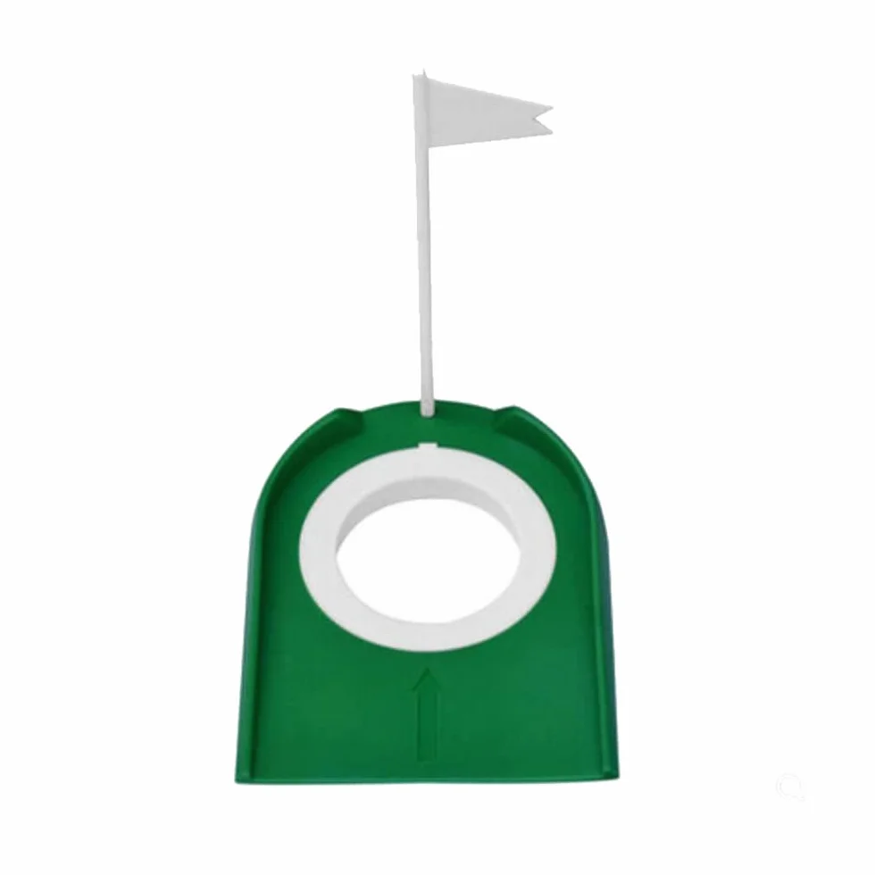 Lot de 2 drapeaux d'entraînement pour la tasse de golf - Intérieur ou extérieur