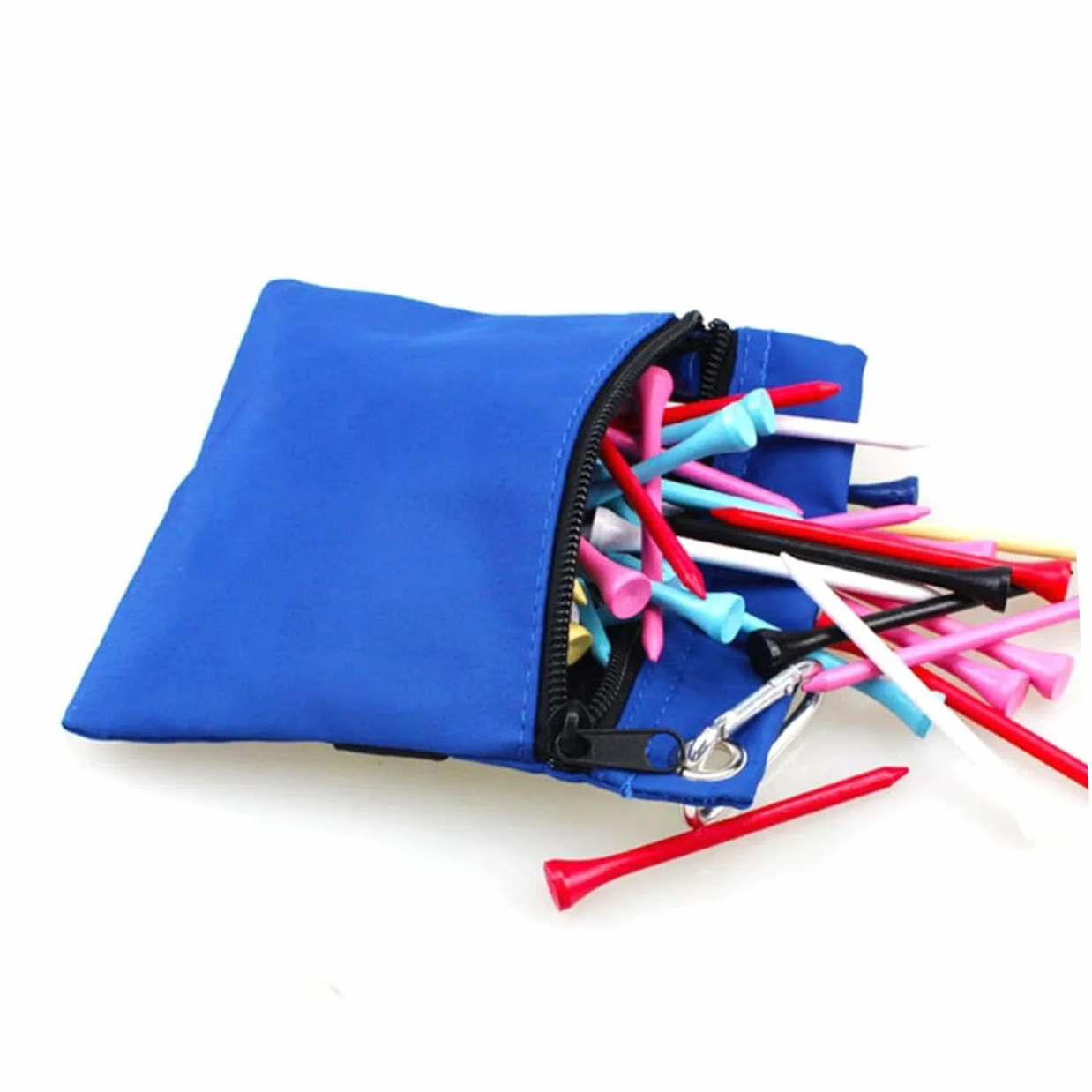TOYANDONA Golf Accessories Tee Holder Pouch Nylon Blue