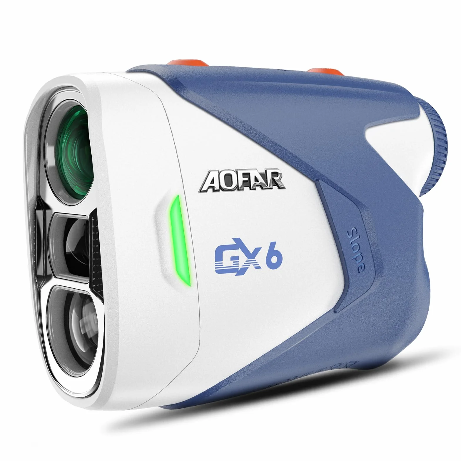AOFAR GX6 Télémètre de Golf Rechargeable 1000Y avec Aimant, Vibration de Verrouillage, Pente, 7X, Imperméable