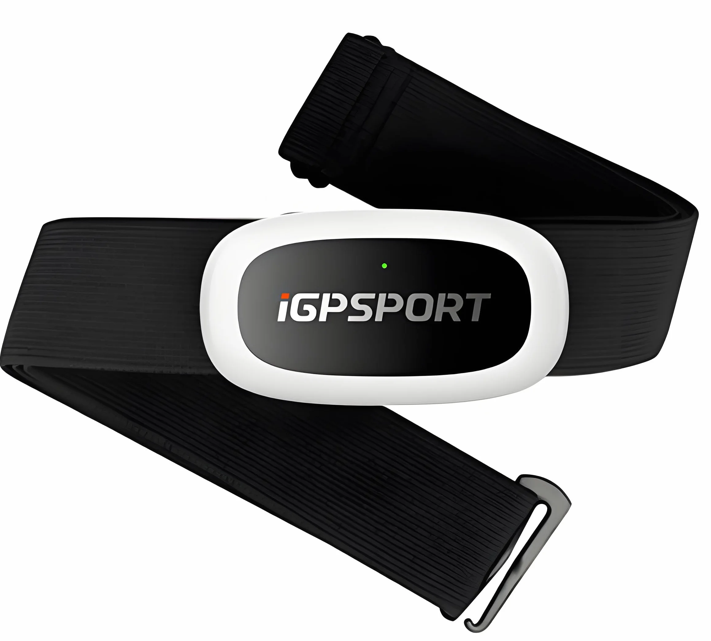 IGPSPORT HR40 Moniteur de Fréquence Cardiaque Bluetooth Ant+ Sangle de Poitrine pour Course à Pied Cyclisme Gym Compatible Garmin Polar Wahoo