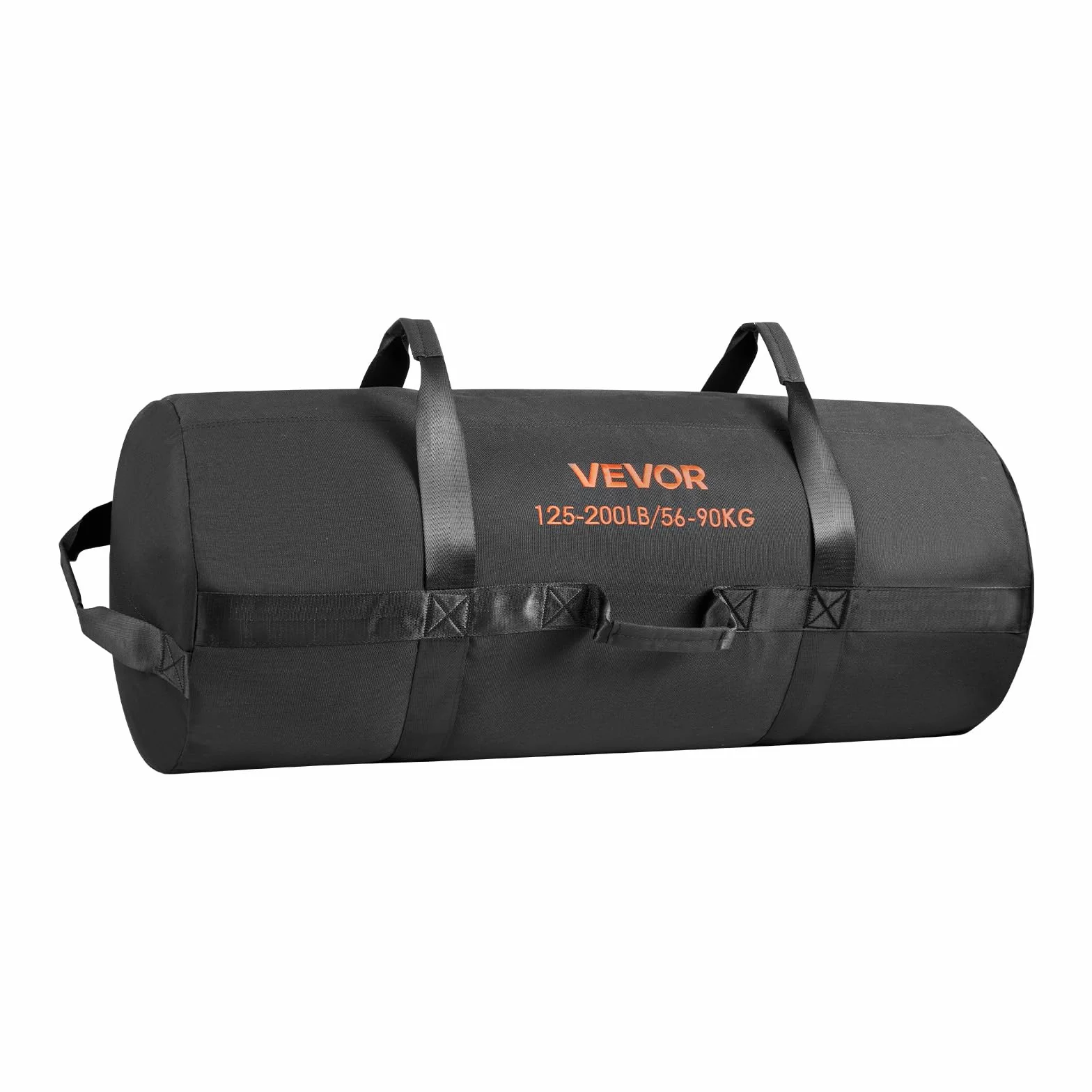 VEVOR Sac de Sable d'entraînement, Sac de Musculation Robuste avec poignées, Noir (Non rempli)