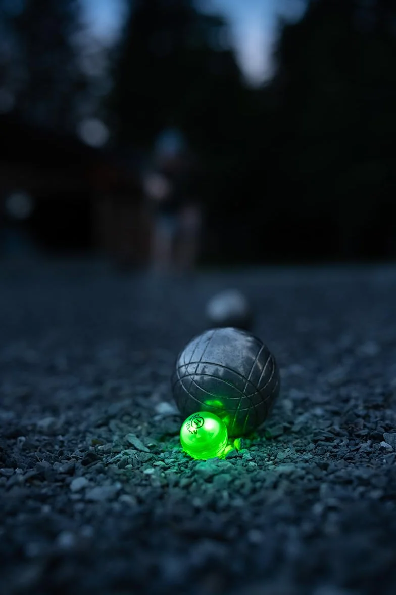 Cochonnet Lumineux Pétanque Vert 1pc