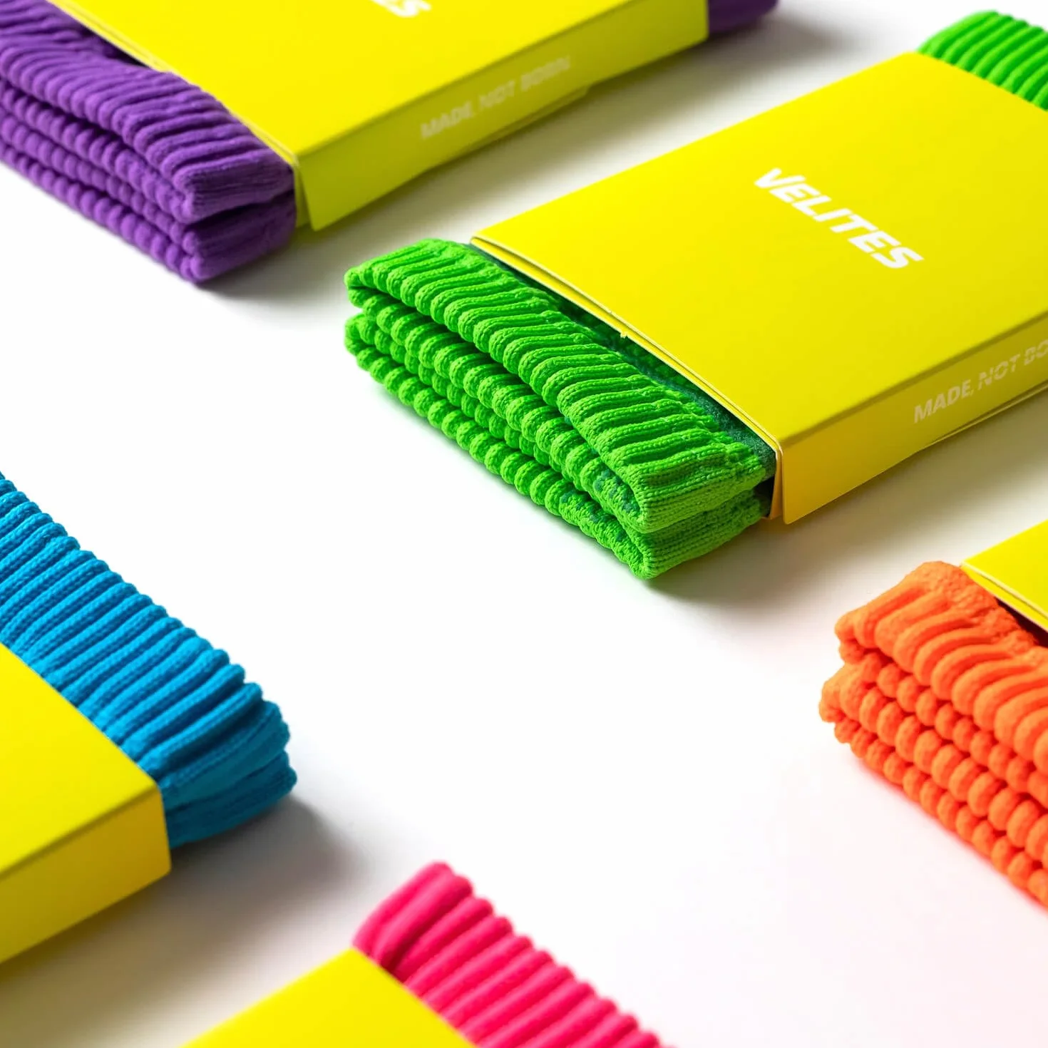 Velites Lot de 7 protège-poignets fluo Protection contre les frottements