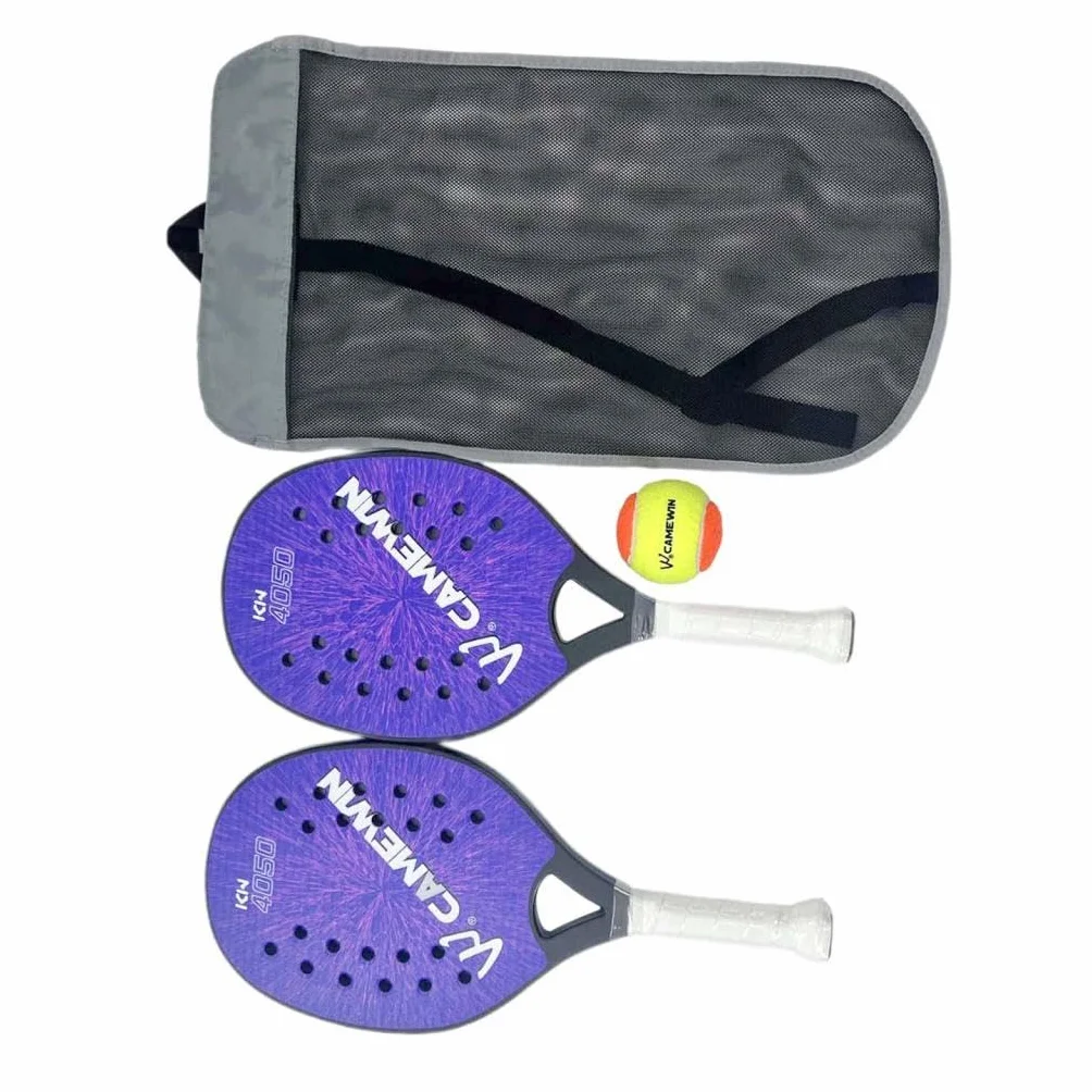 Ensemble de Raquettes de Tennis de Plage Haut de Gamme avec étui de Transport