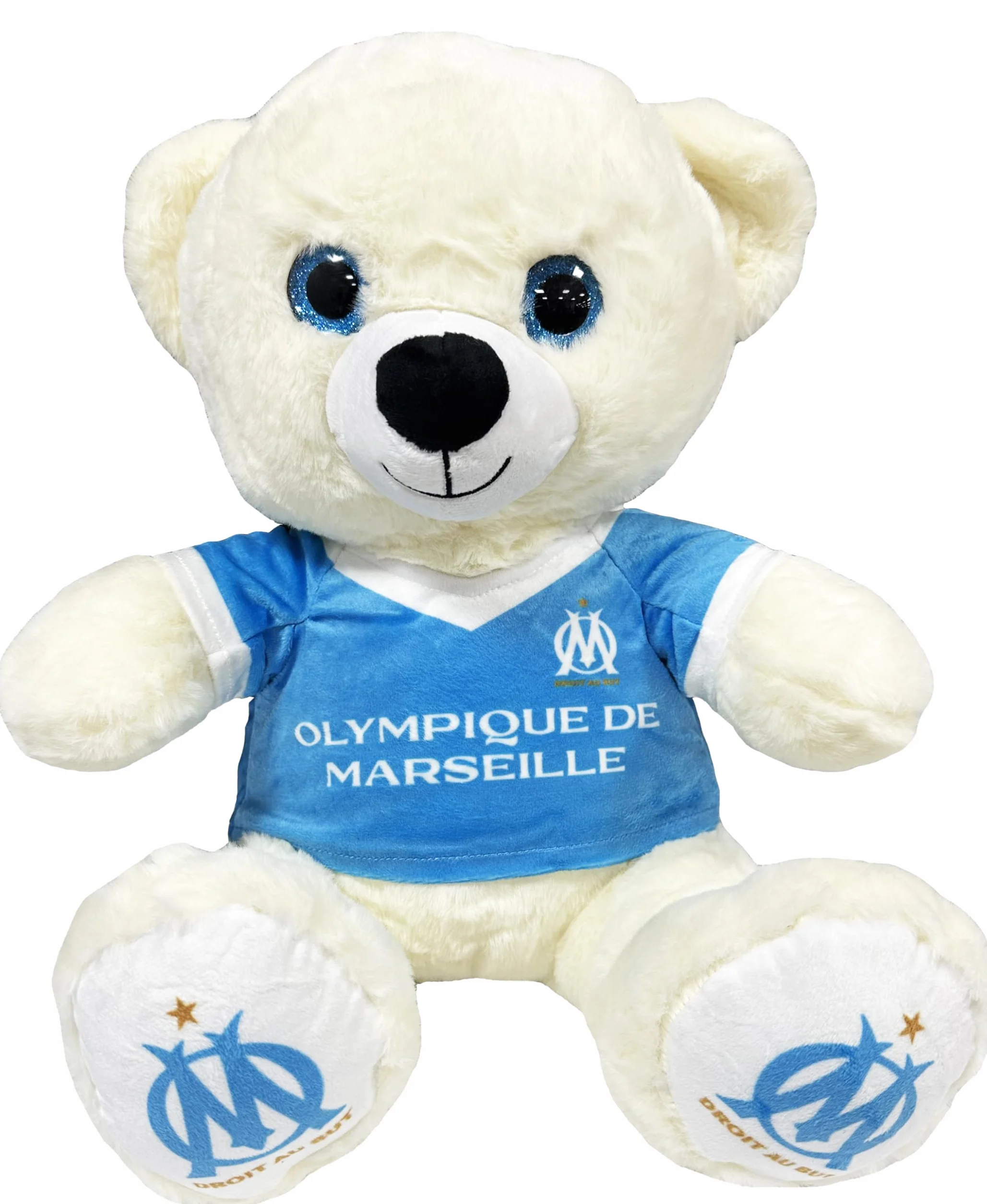 OLYMPIQUE DE MARSEILLE Peluche Ours Om 35 cm Collection Officielle