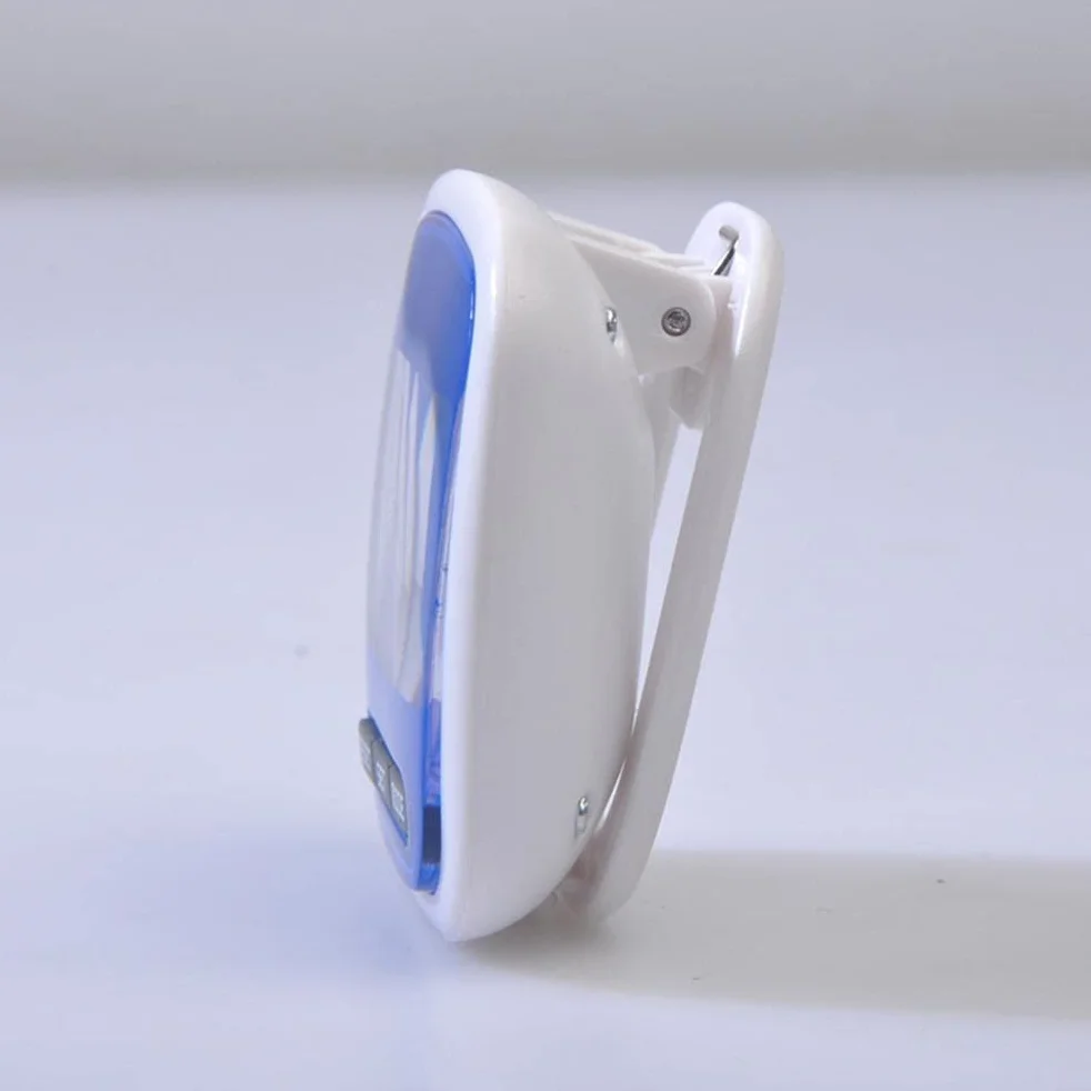Podomètre de Marche Compteur de Pas Capteur 3D Distance Calorique Réglage du Poids Course à Pied Fitness Randonnée