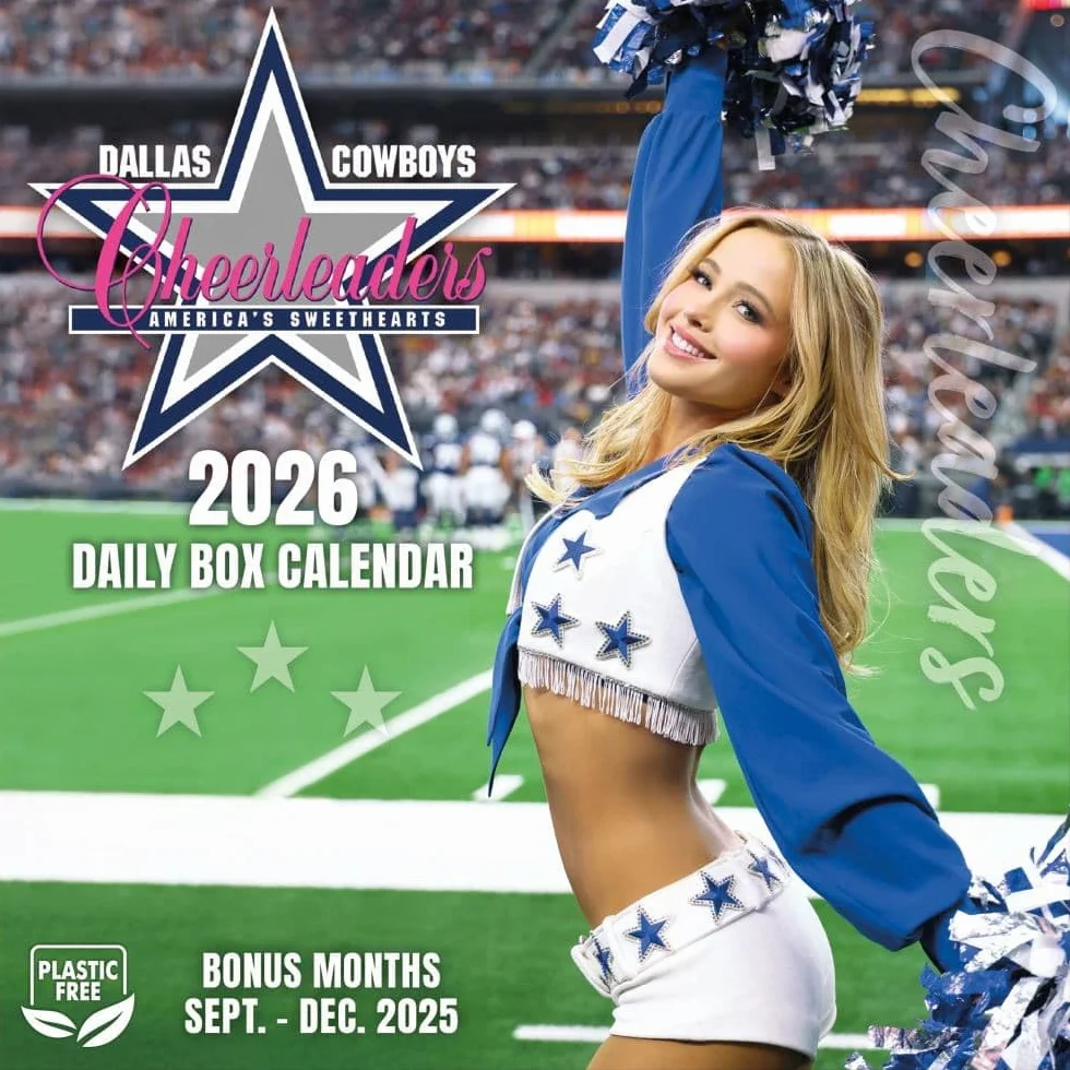 Dallas Cowboys Cheerleaders Sideline Box Calendar TURNER LICENSING