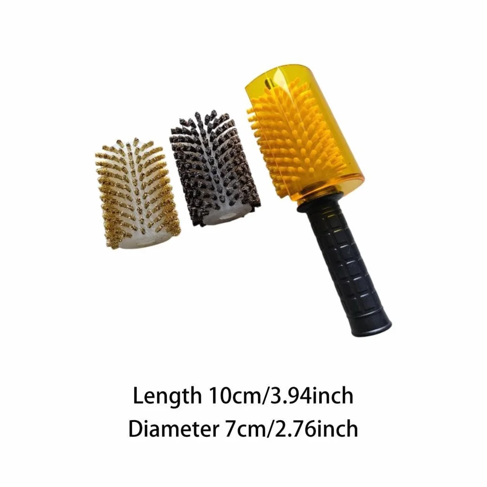 Kit de Brosse à Farter pour Snowboard et Ski, Brosse Rotative Nylon Laiton