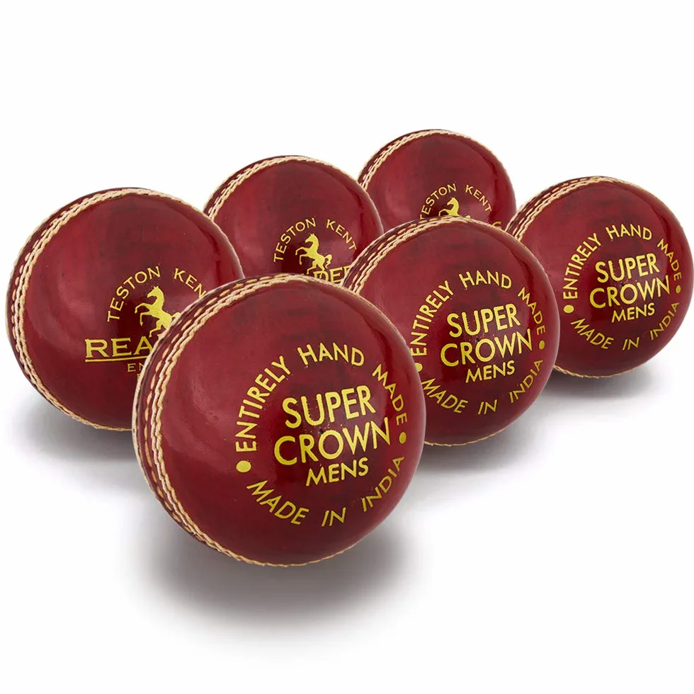 Readers Super Crown 155,9 g Lot de 6 balles de Cricket Rouge