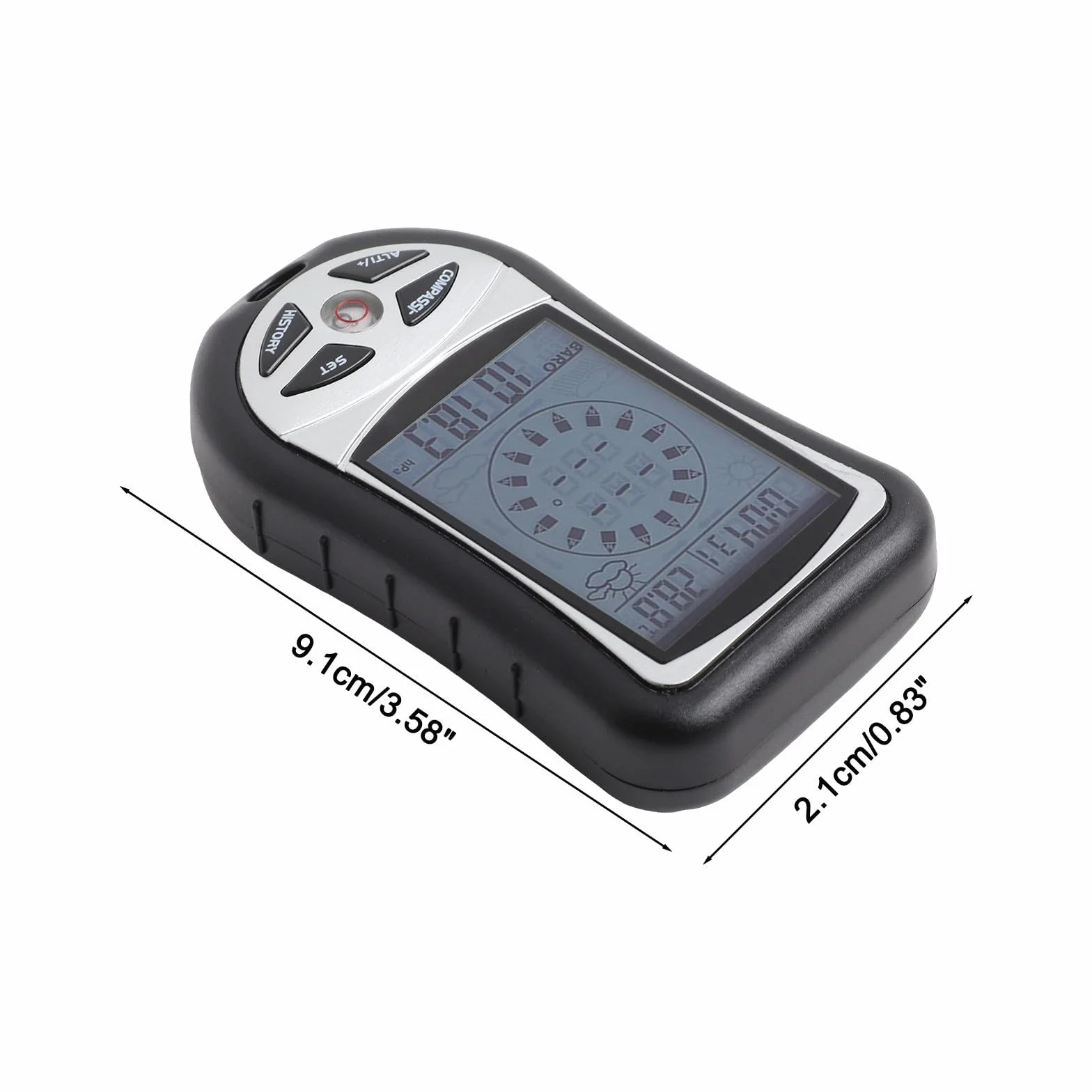 Altimètre numérique DS302 8 en 1 boussole thermomètre équipement randonnée escalade plein air