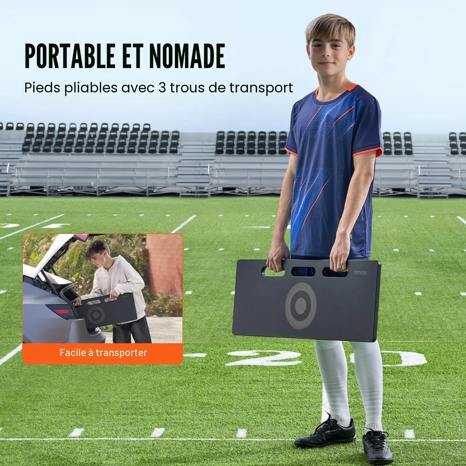 VEVOR Planche de Rebond de Football
