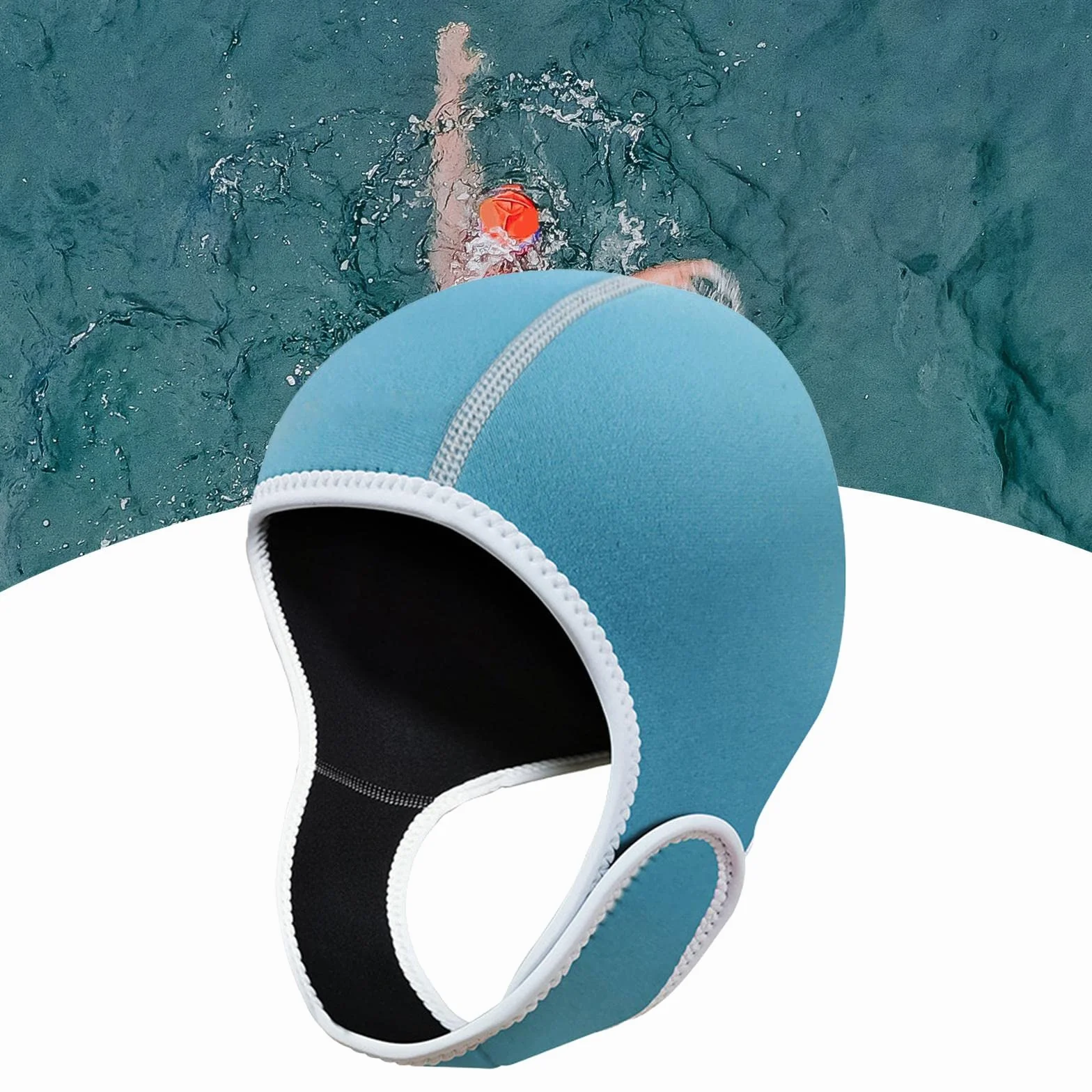 Rockible Bonnet de Plongée 2 mm Néoprène Étanche pour Surf Voile Bleu
