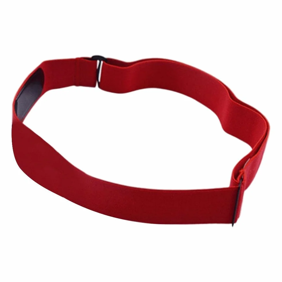 Sangle Pectorale Universelle Réglable Rouge pour Moniteur de Fréquence Cardiaque